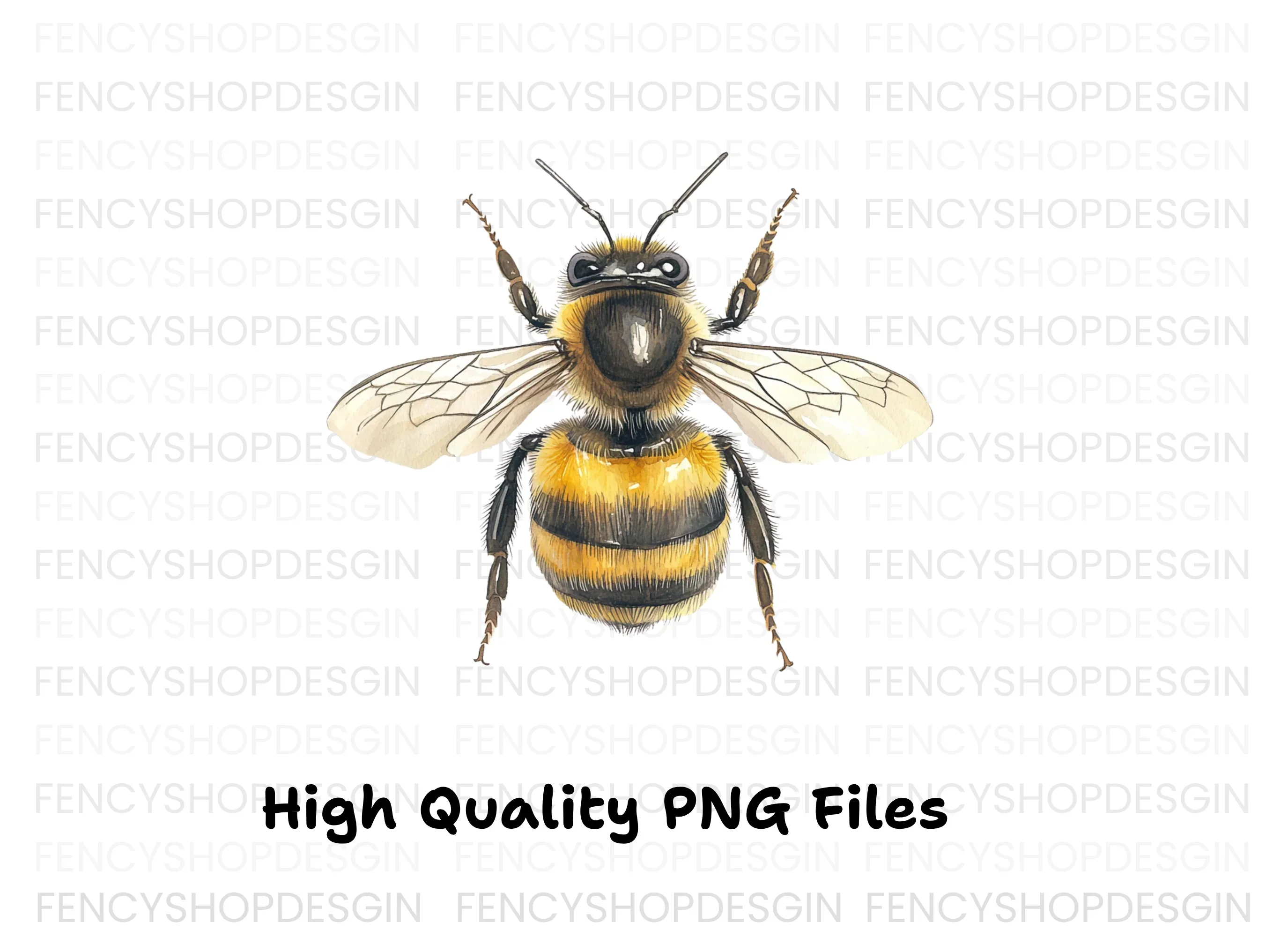 Top Down Bumblebee Clipart Bundle - Image 2