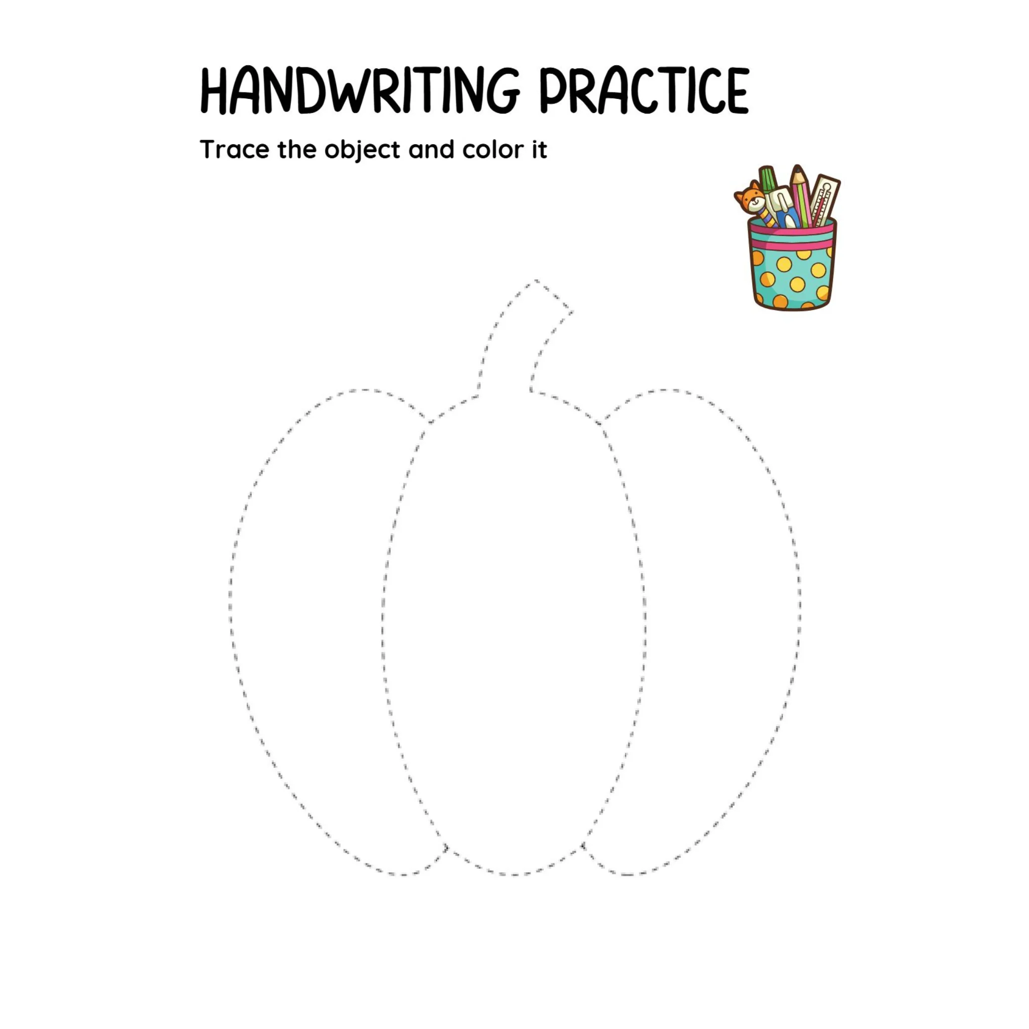 Trace and Color Objects Workbook - Image 2