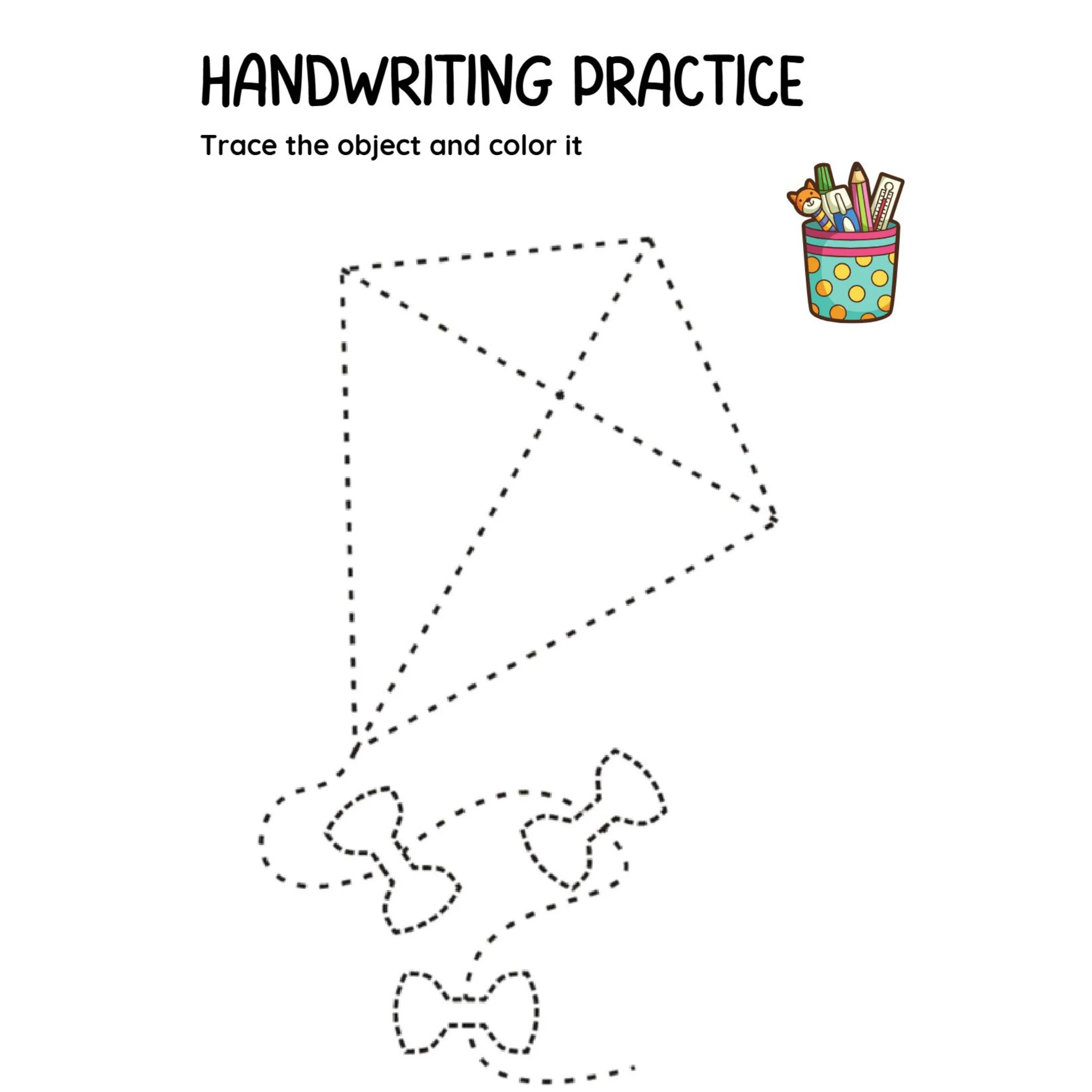 Trace and Color Objects Workbook - Image 5