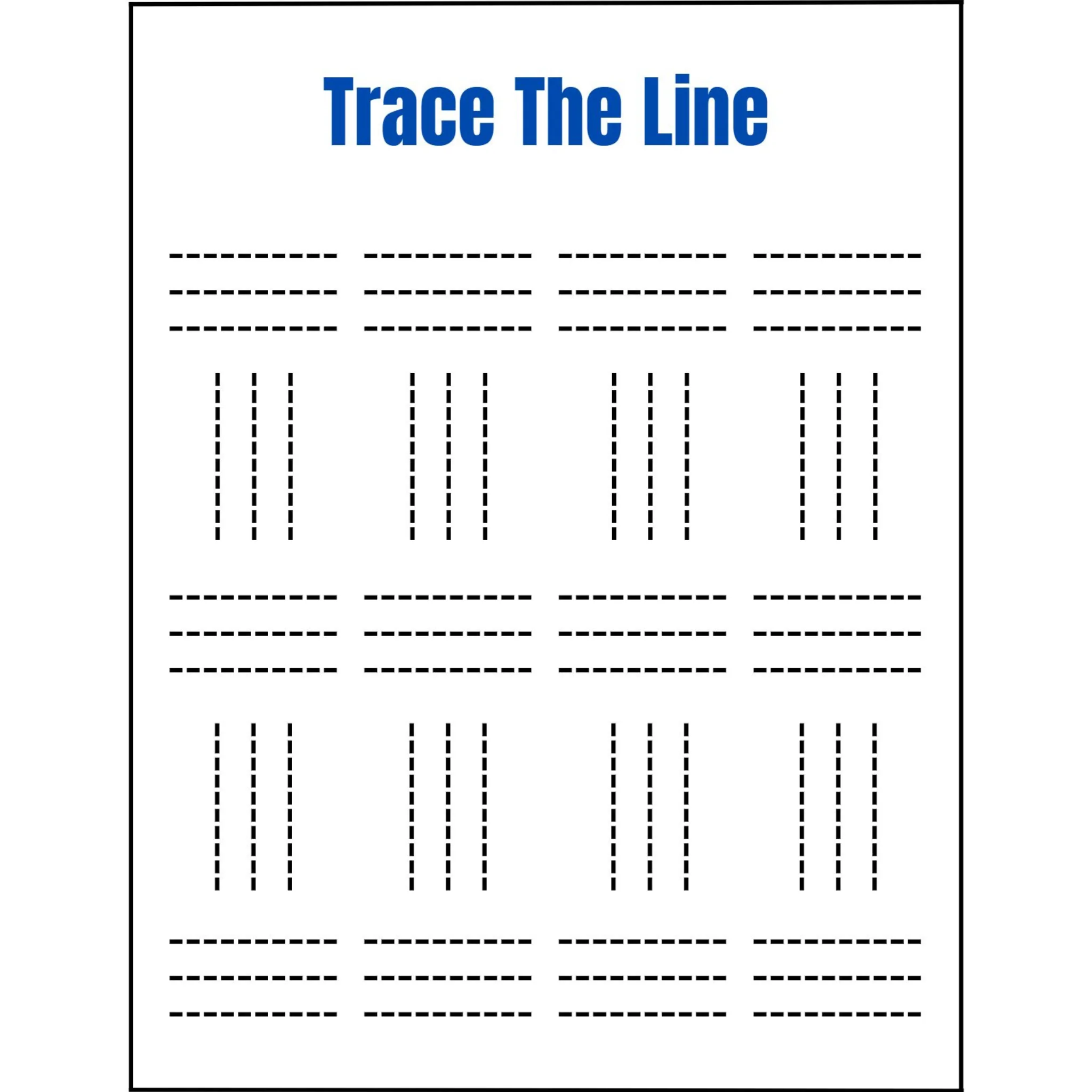 Trace the Lines Basic Strokes Workbook - Image 3