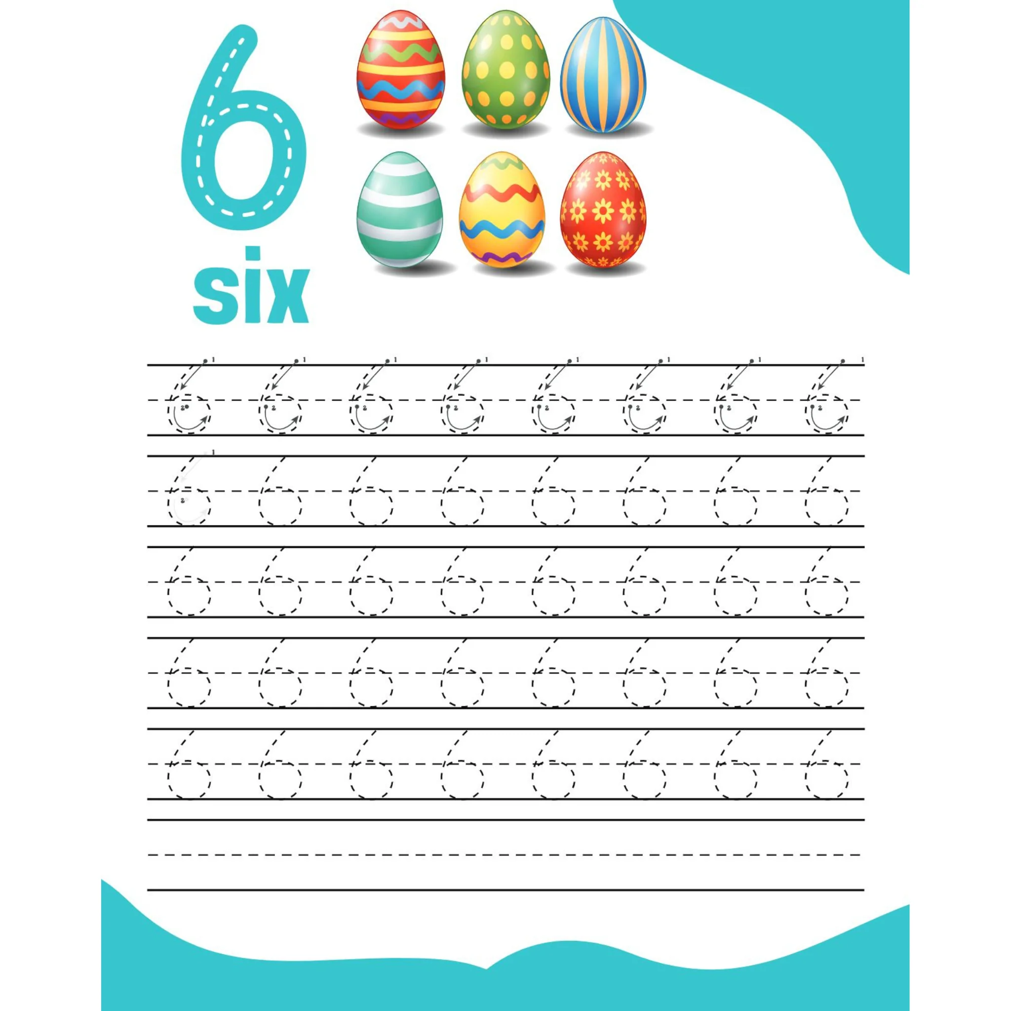 Tracing Shapes Alphabet Numbers Workbook - Image 4