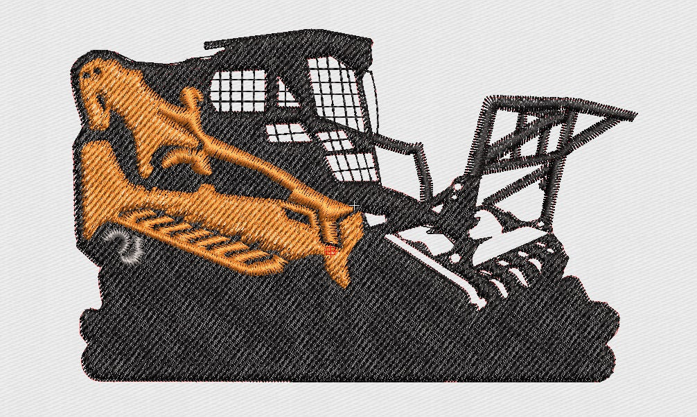 Tractor Embroidery Design