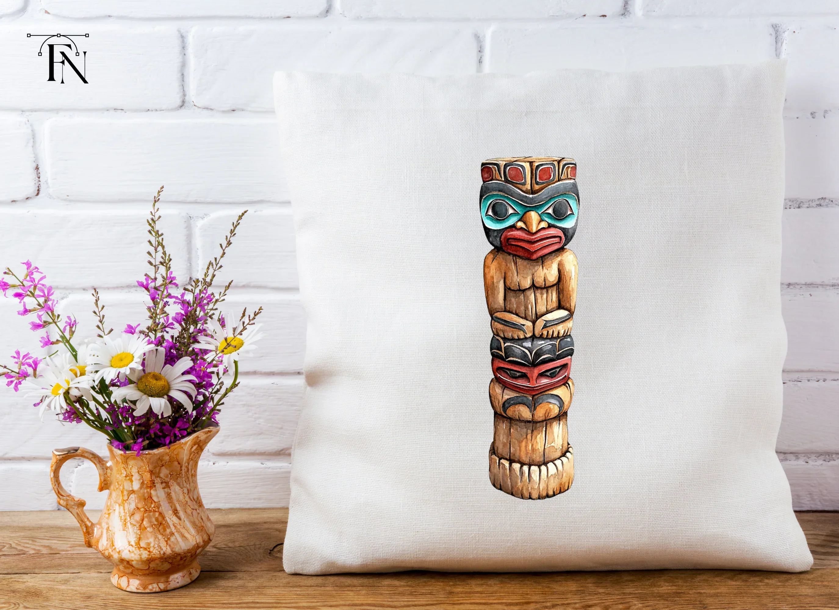 Traditional Totem Pole Clipart Bundle - Image 5