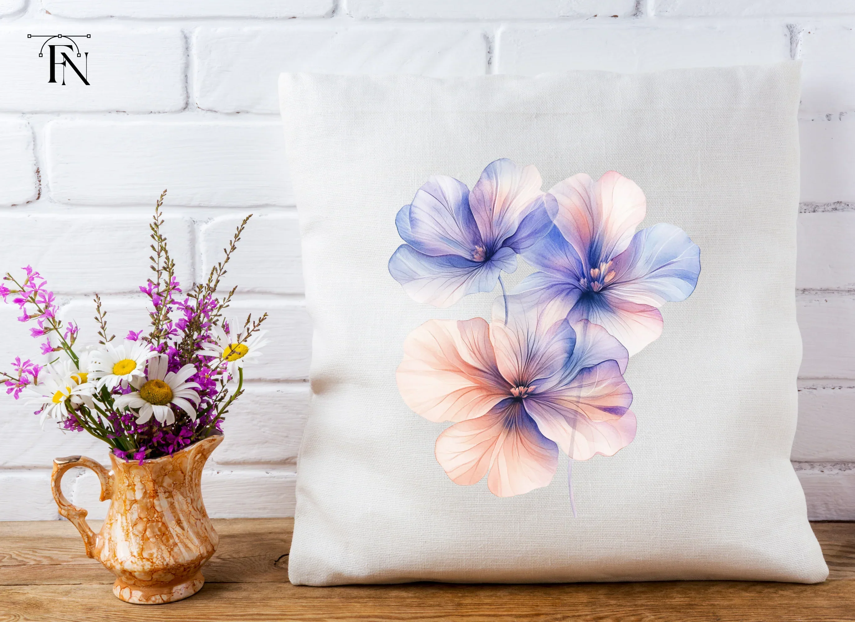 Translucent Floral Clipart Bundle - Image 3