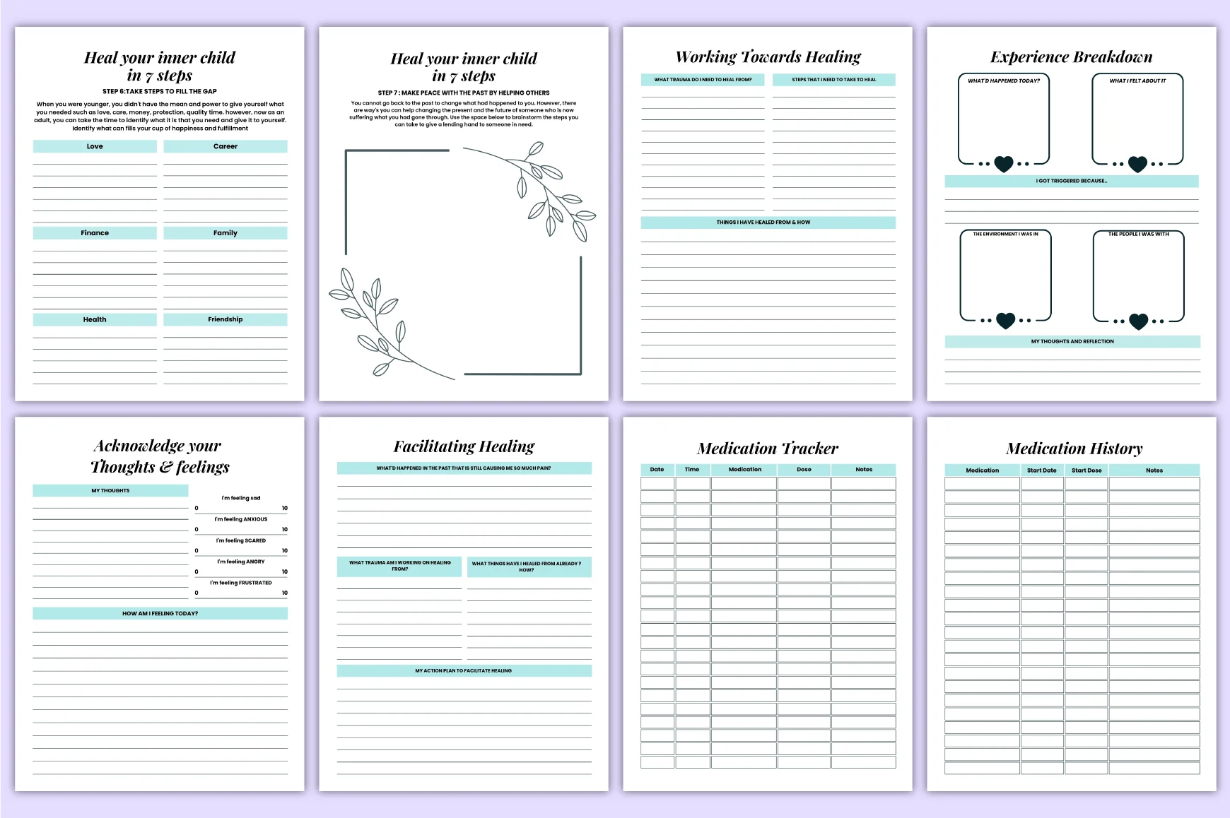 Trauma Healing Ptsd Workbook - Image 5