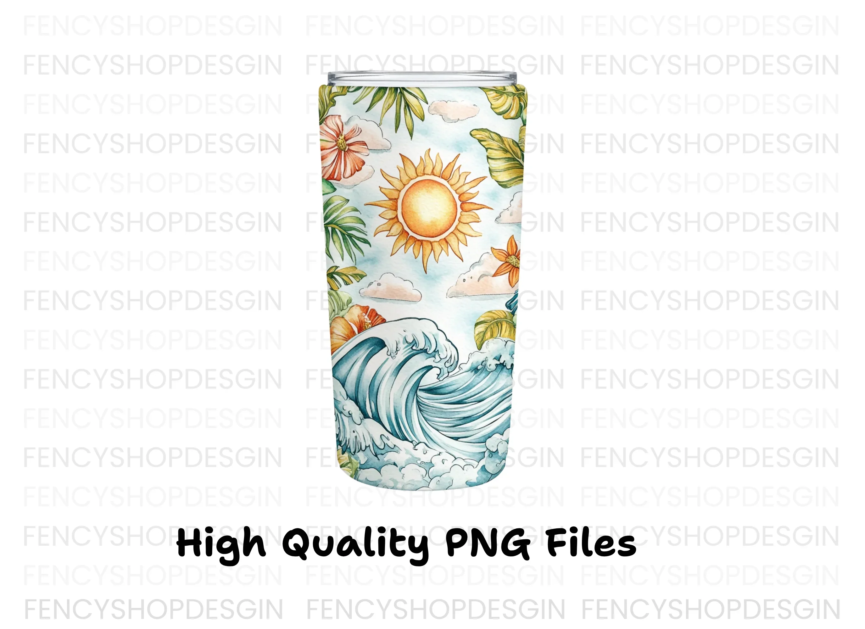 Tropical Summer Can Clipart Bundle - Image 2