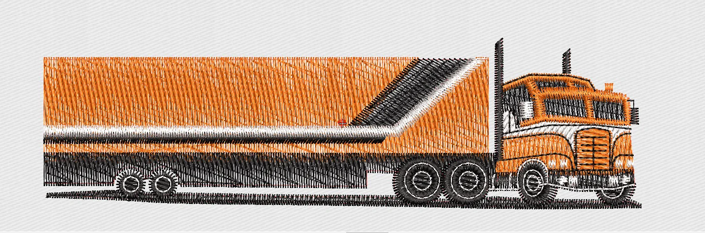 Truck Embroidery Design