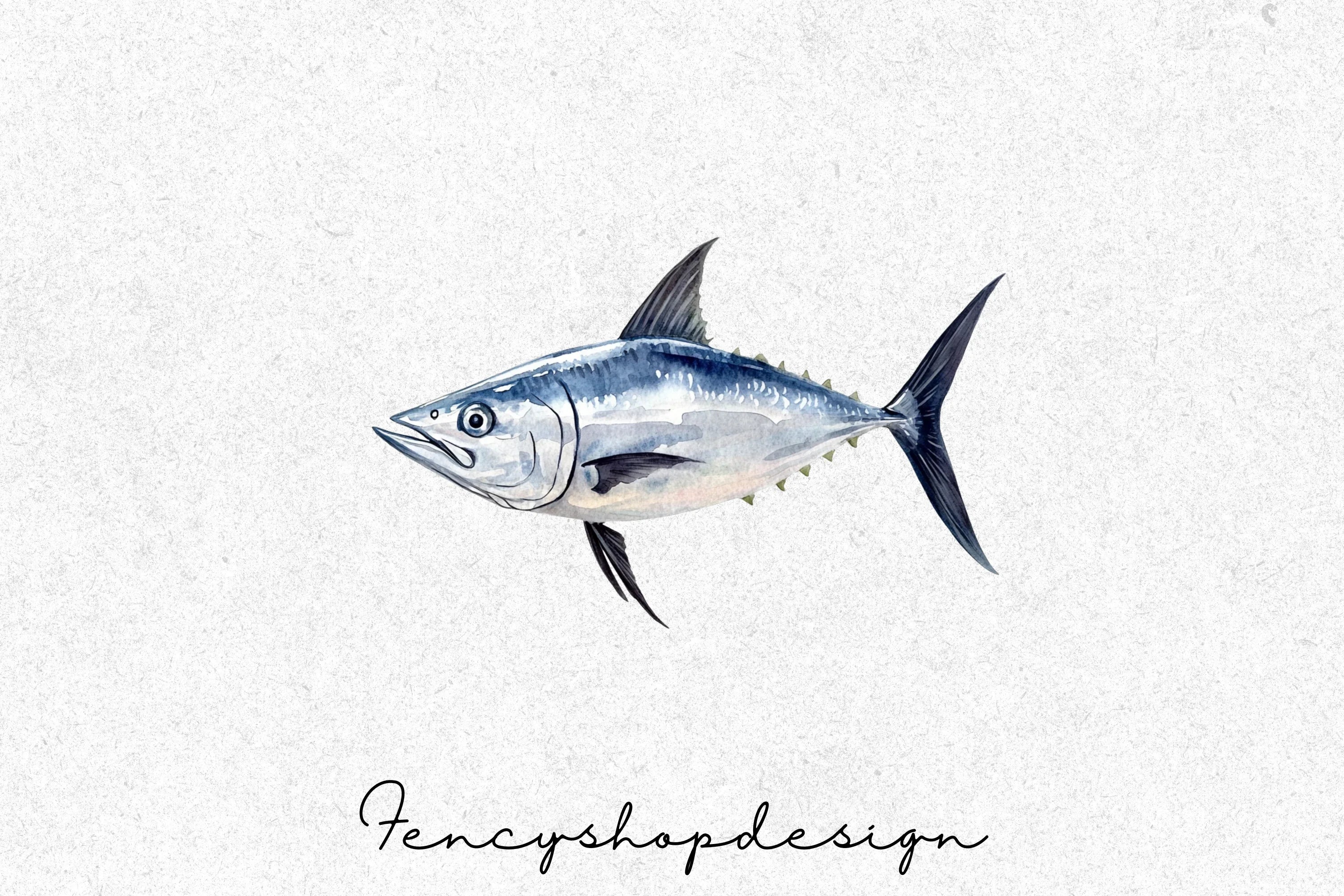Tuna Fish Clipart Bundle - Image 3