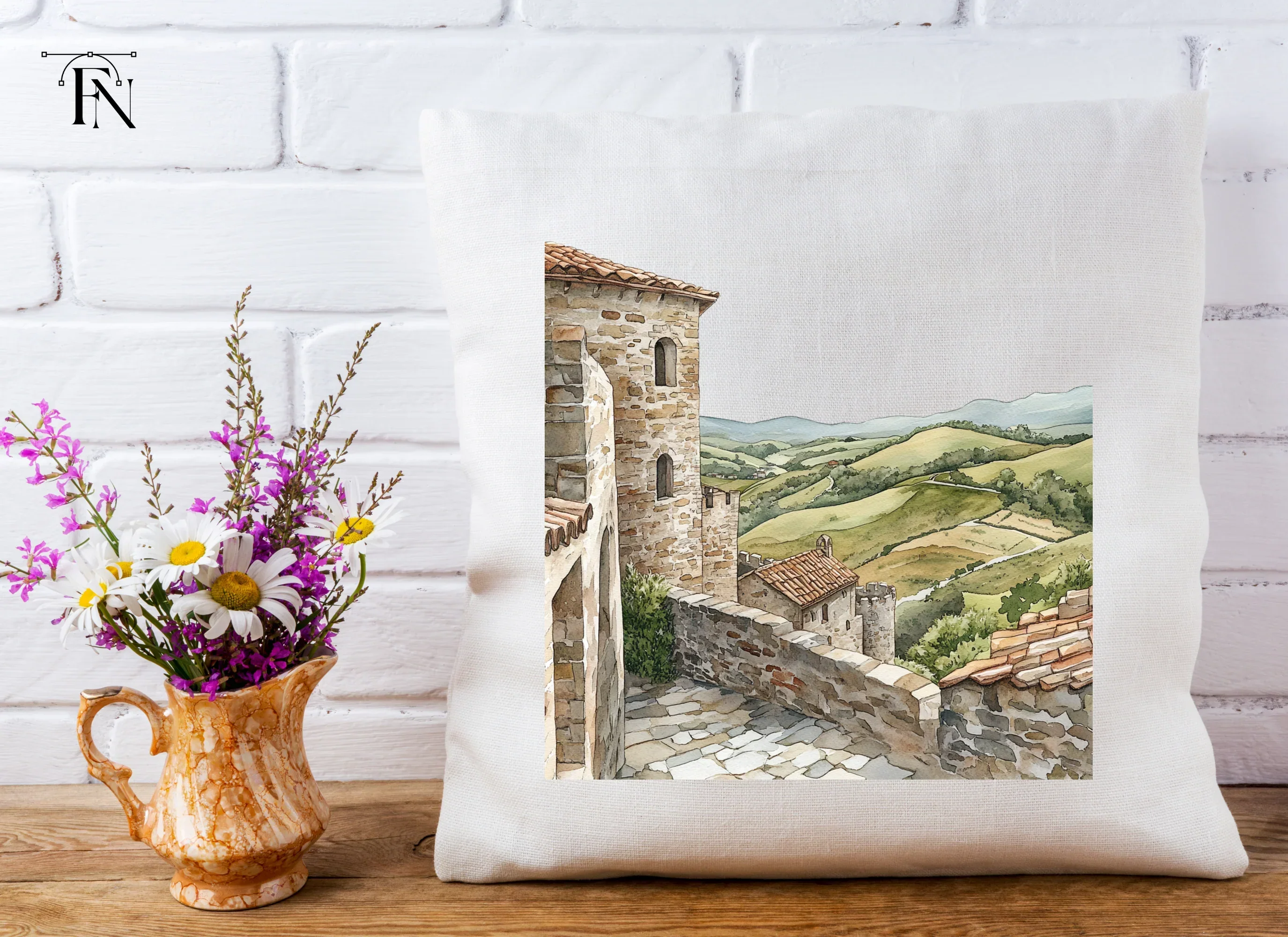Tuscan Village Clipart Bundle - Image 4