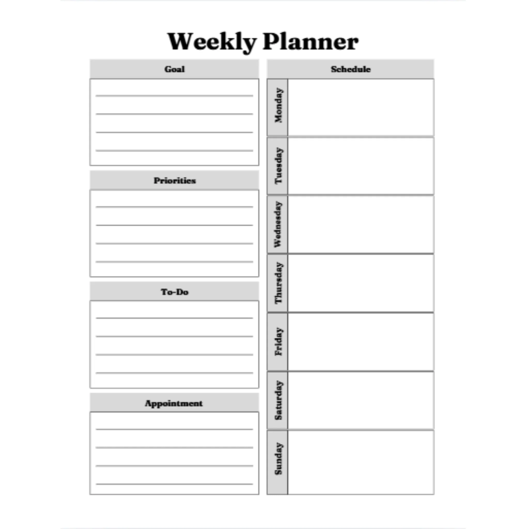Undated Digital Planner Bundle - Image 3