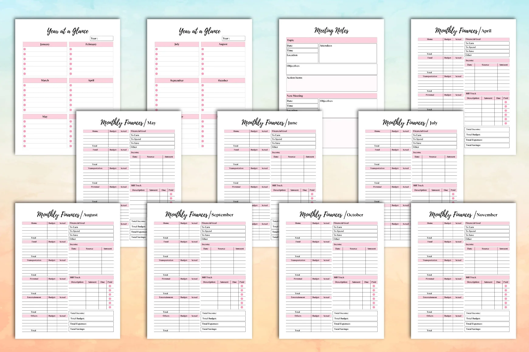 Undated Planner - Image 4