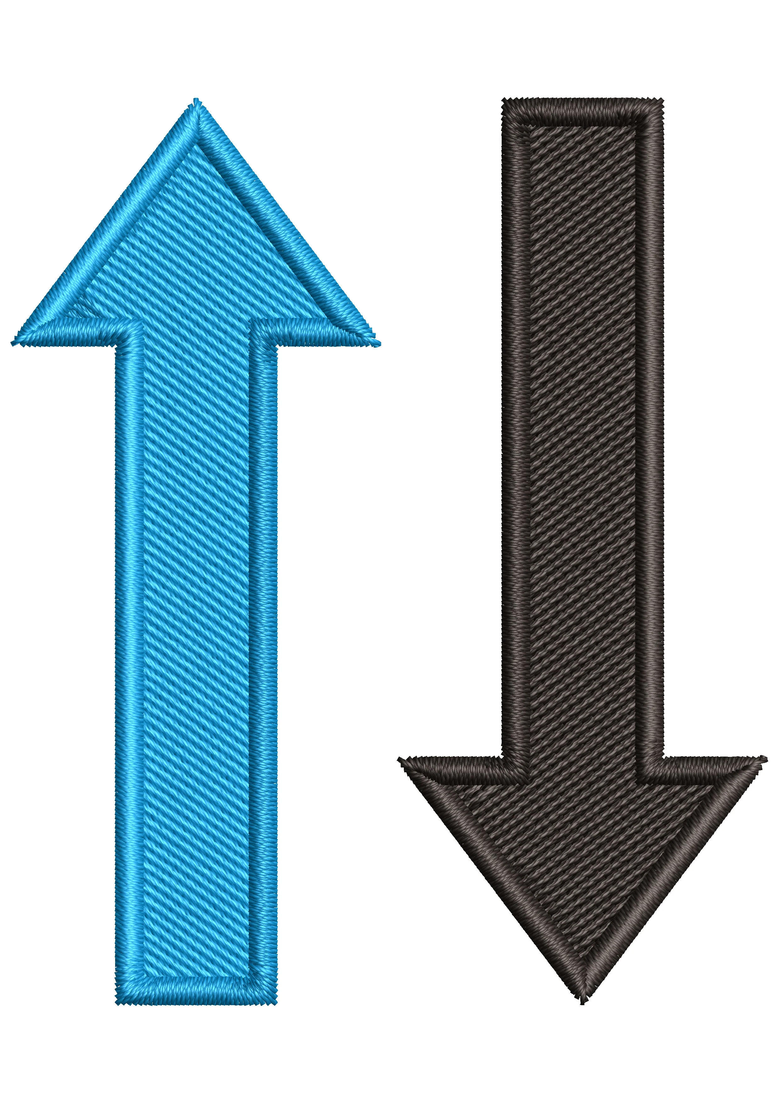Up Down Embroidery Design
