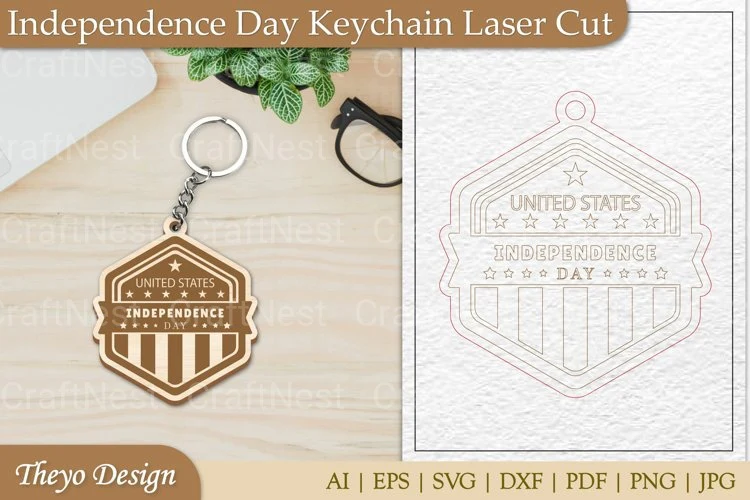USA Keychain SVG Bundle
