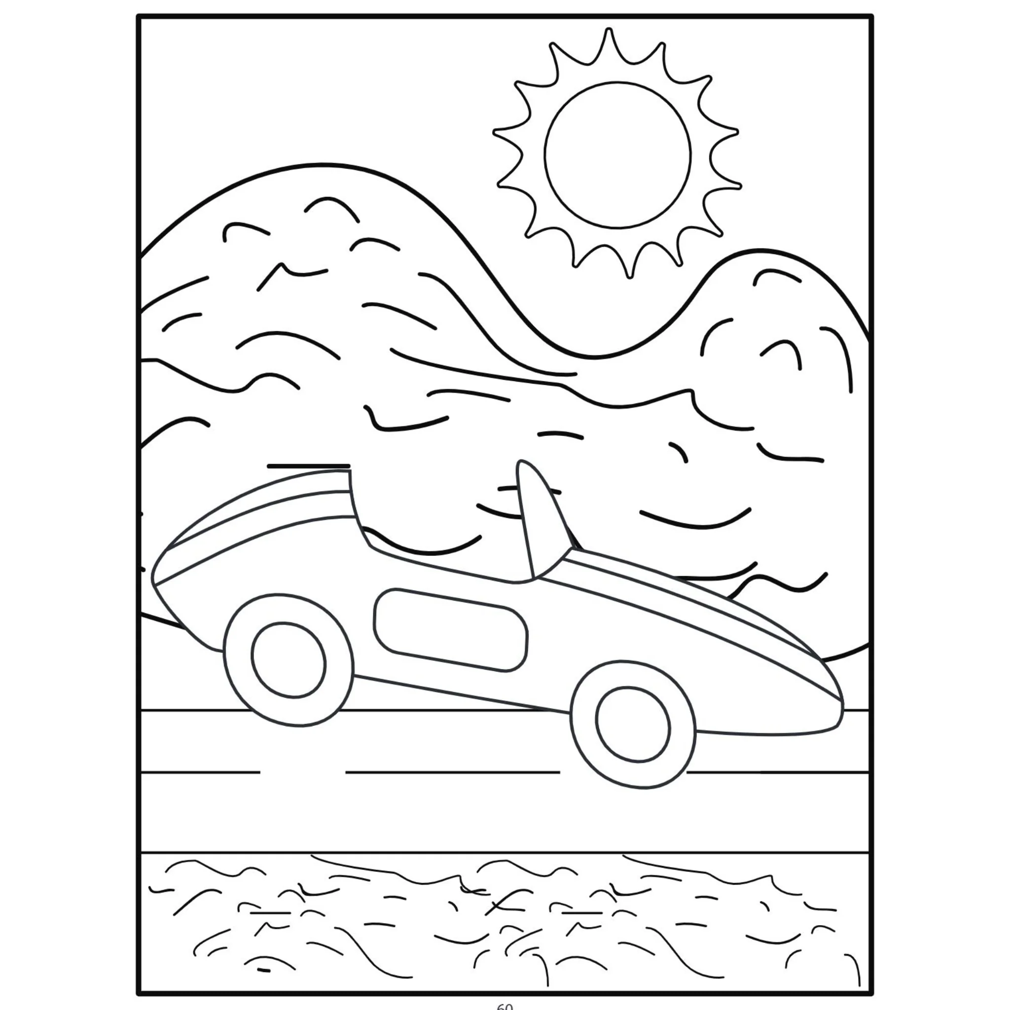 Vehicle Coloring Book for Kids - Image 5
