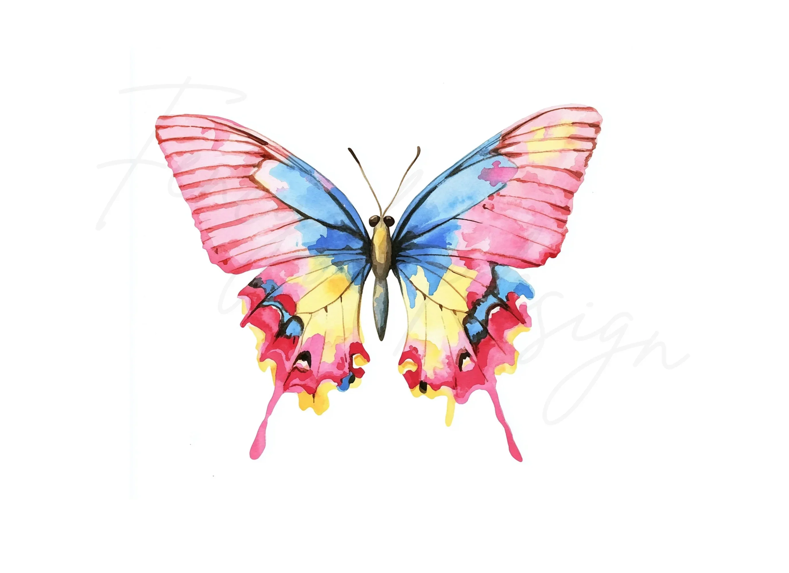 Vibrant Butterfly Clipart Bundle - Image 3