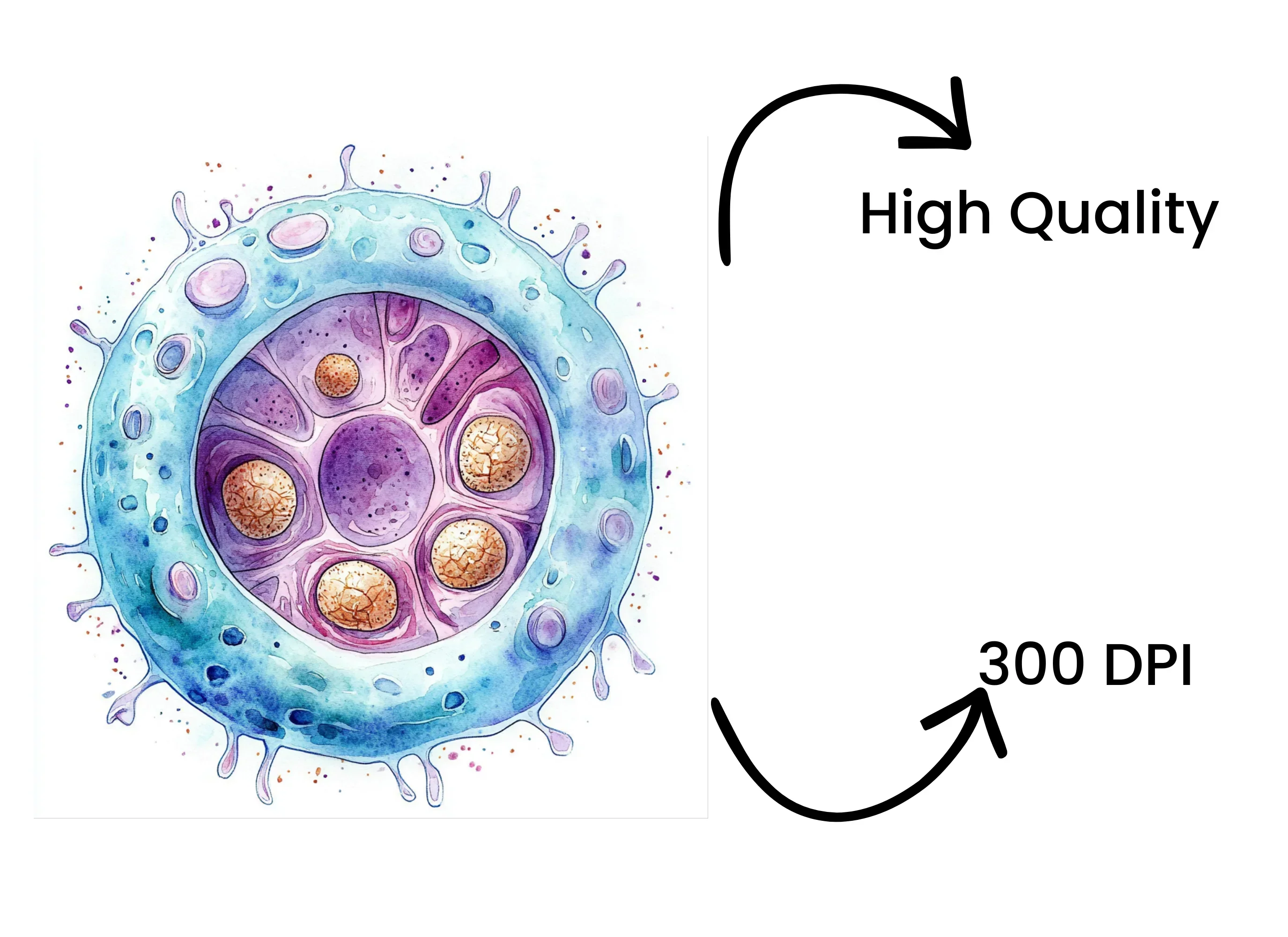 Vibrant Cell Structure Clipart Bundle - Image 4