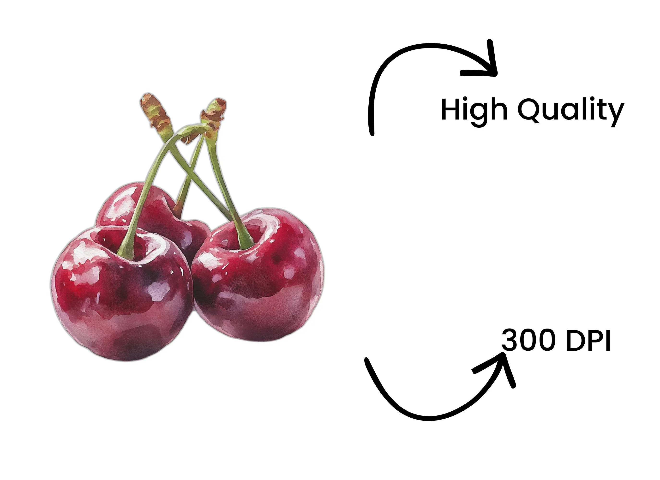 Vibrant Cherry Clipart Bundle - Image 4