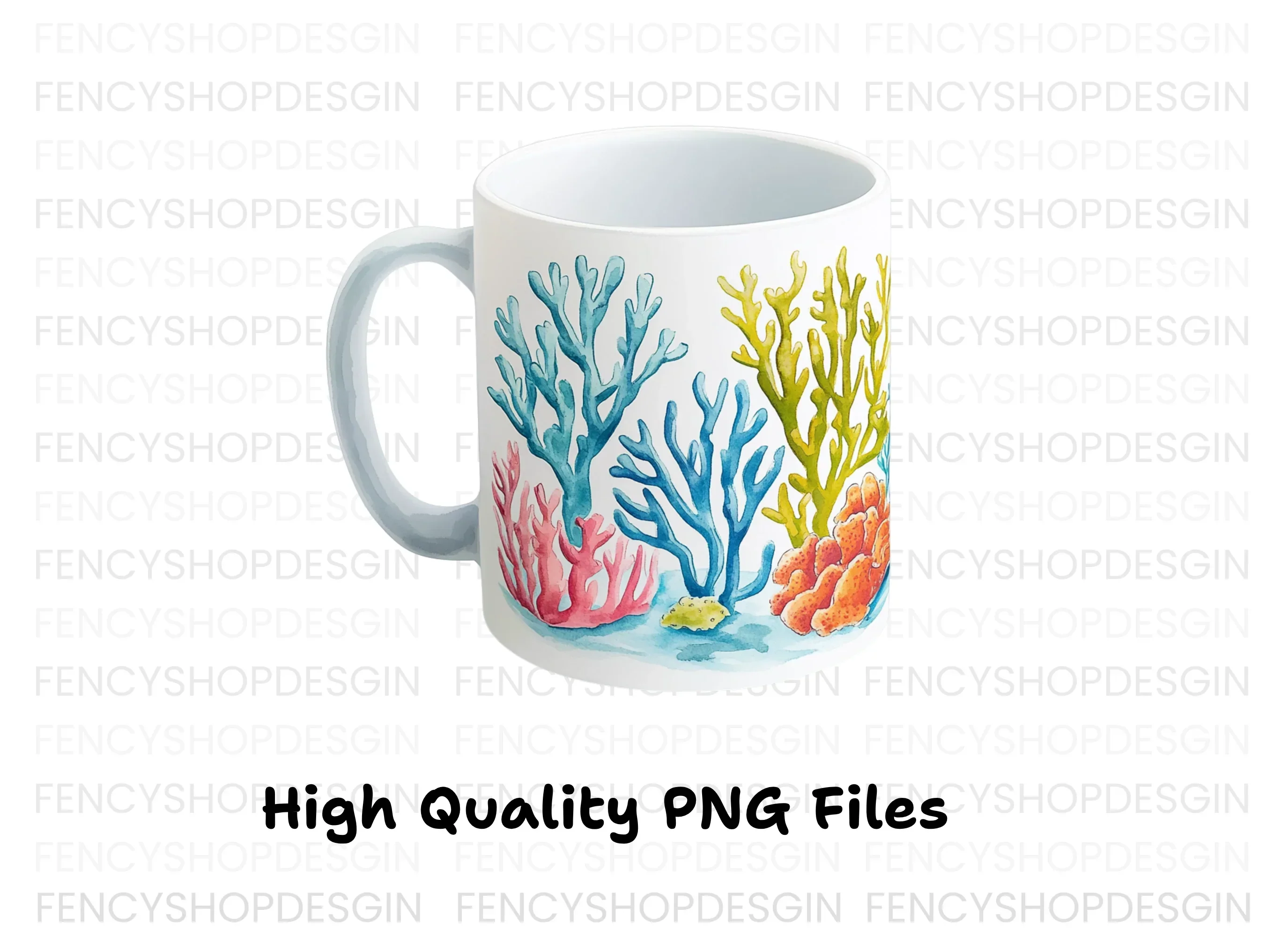 Vibrant Coral Reef Clipart Bundle - Image 3
