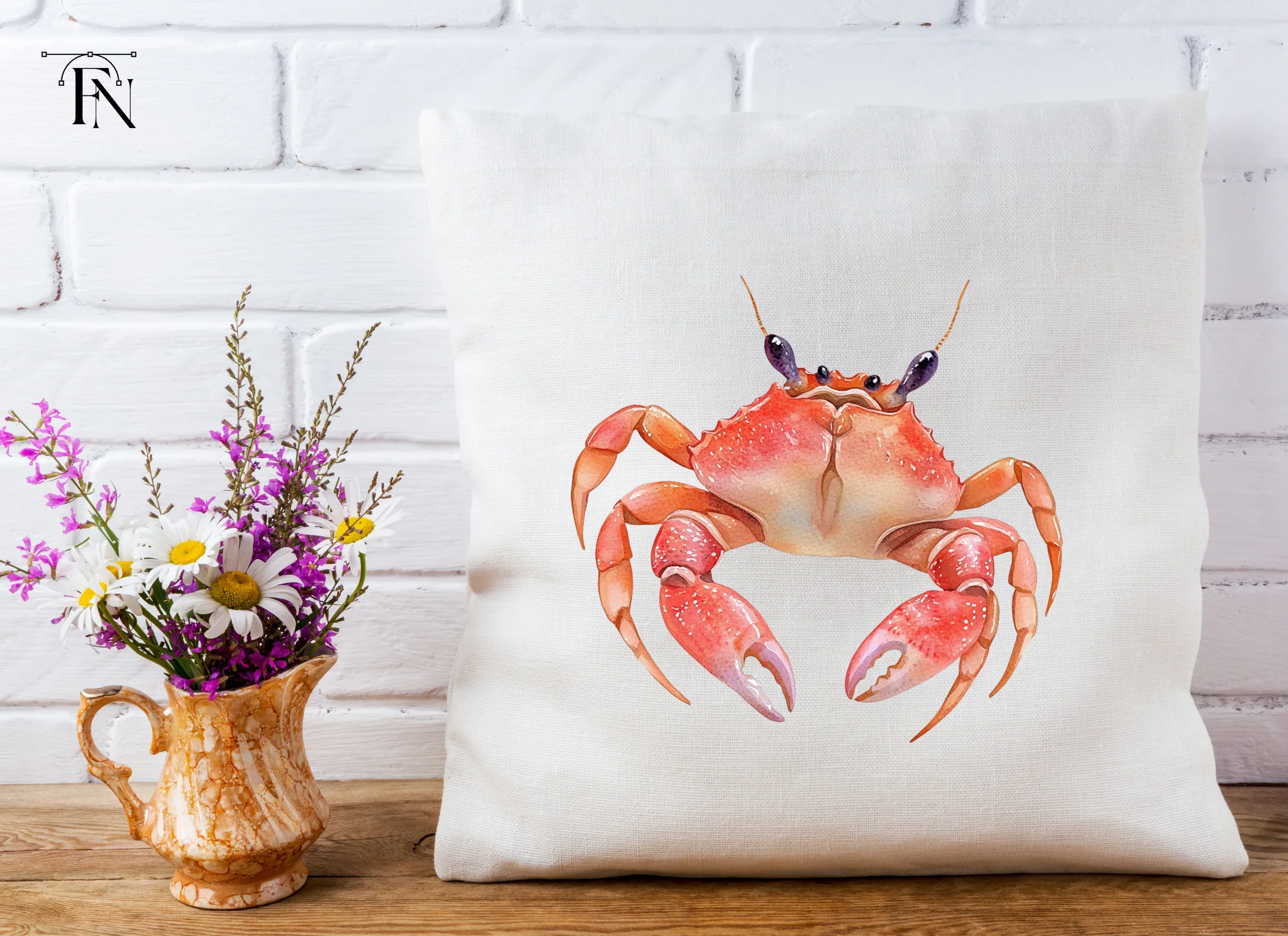 Vibrant Crab Duo Clipart Bundle - Image 5