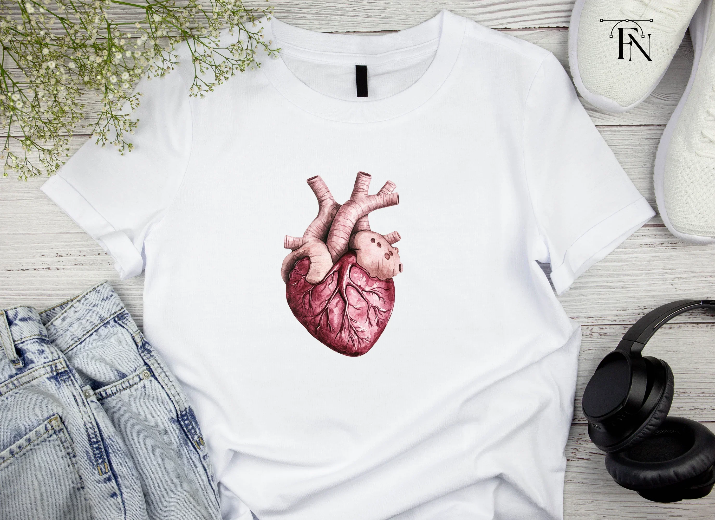 Vibrant Human Heart Clipart Bundle - Image 5