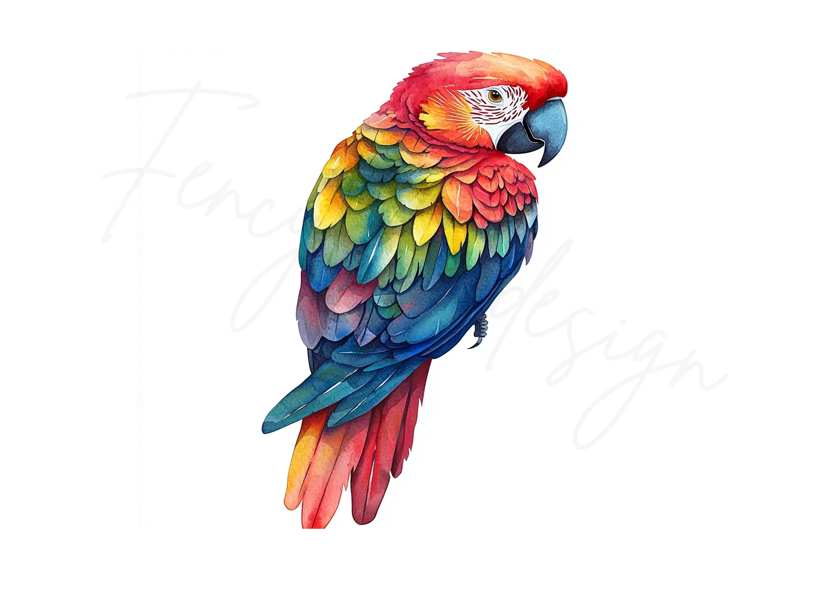 Vibrant Macaw Clipart Bundle - Image 2