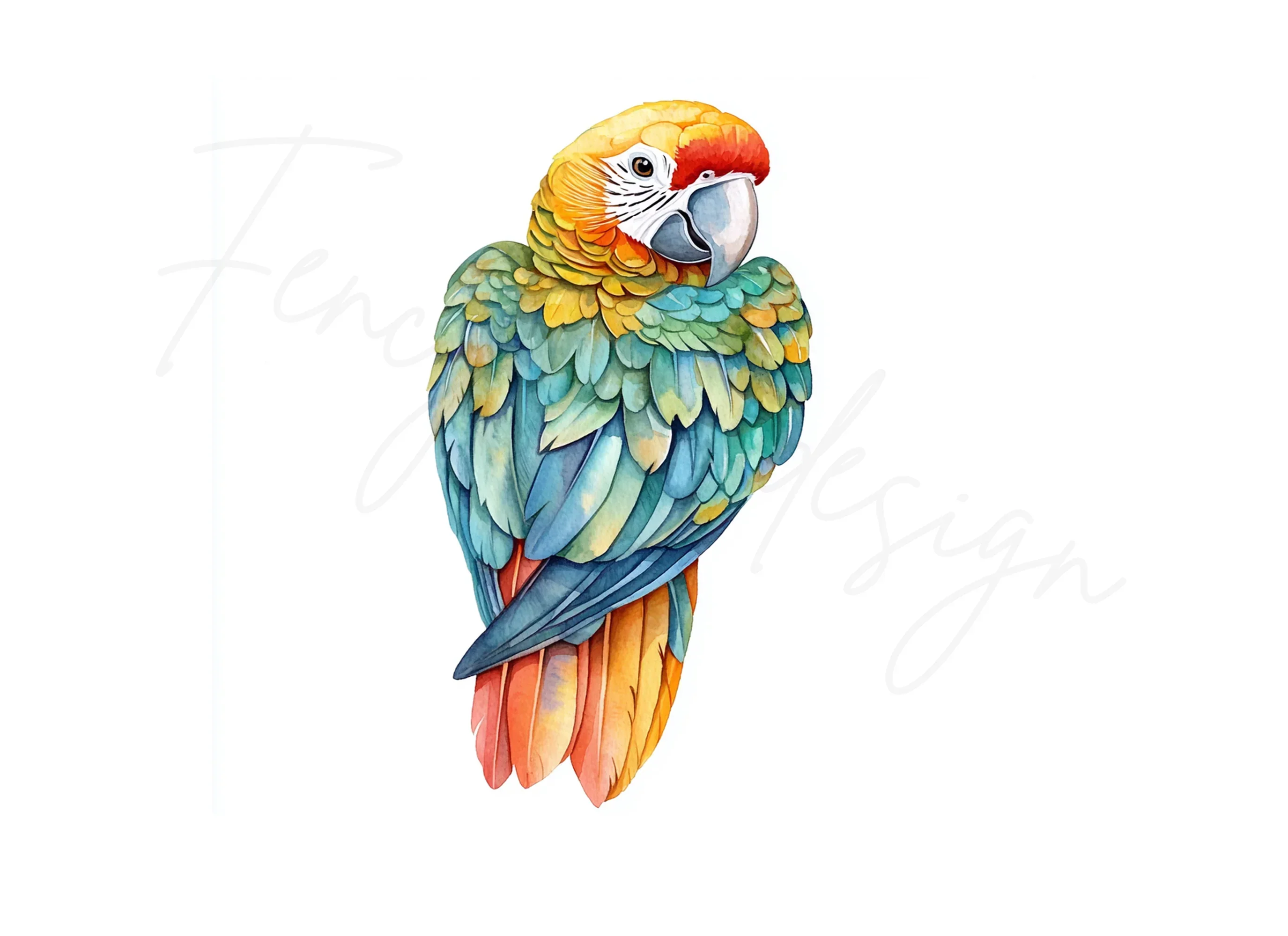 Vibrant Macaw Clipart Bundle - Image 3