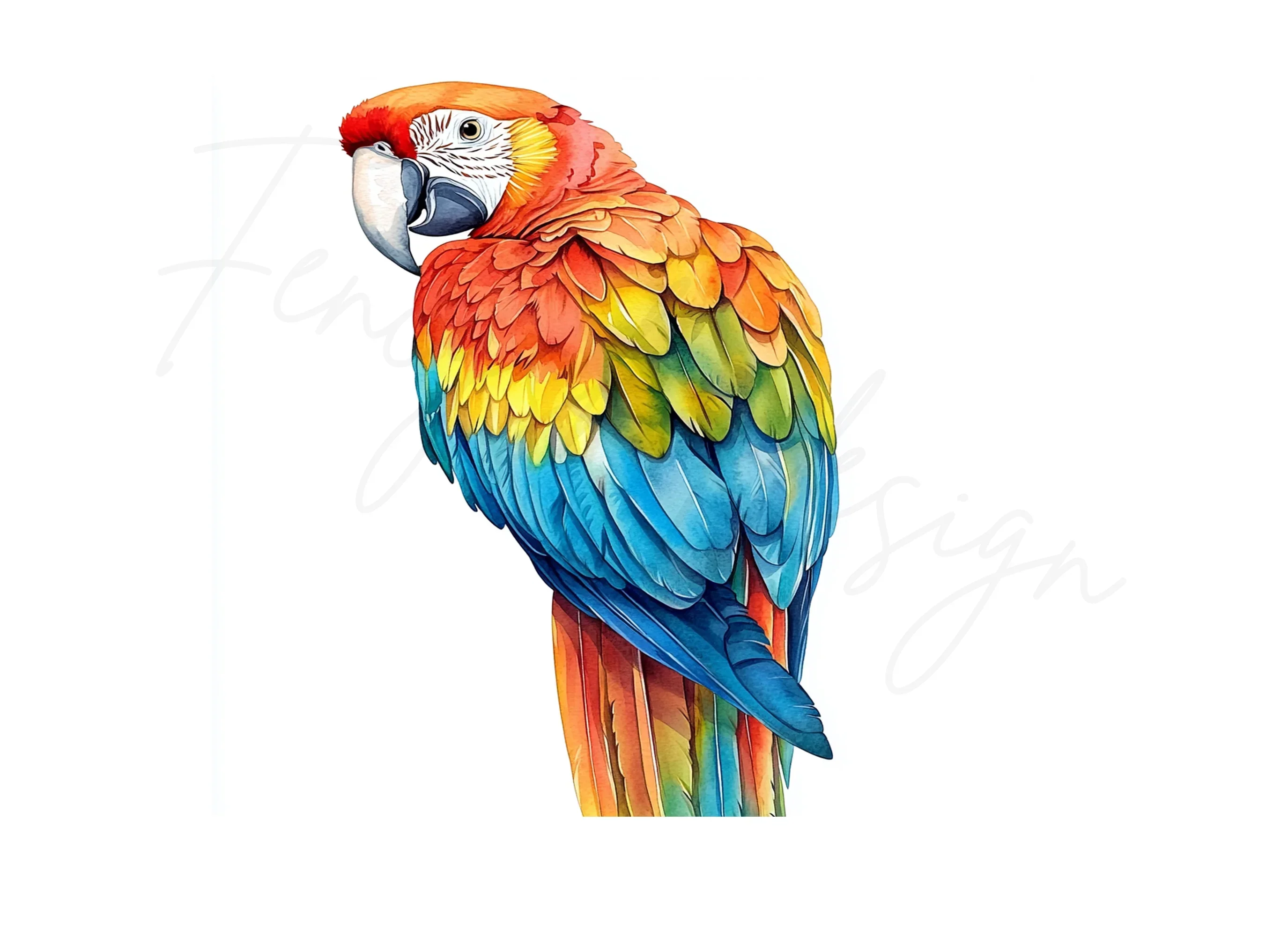 Vibrant Macaw Clipart Bundle - Image 2