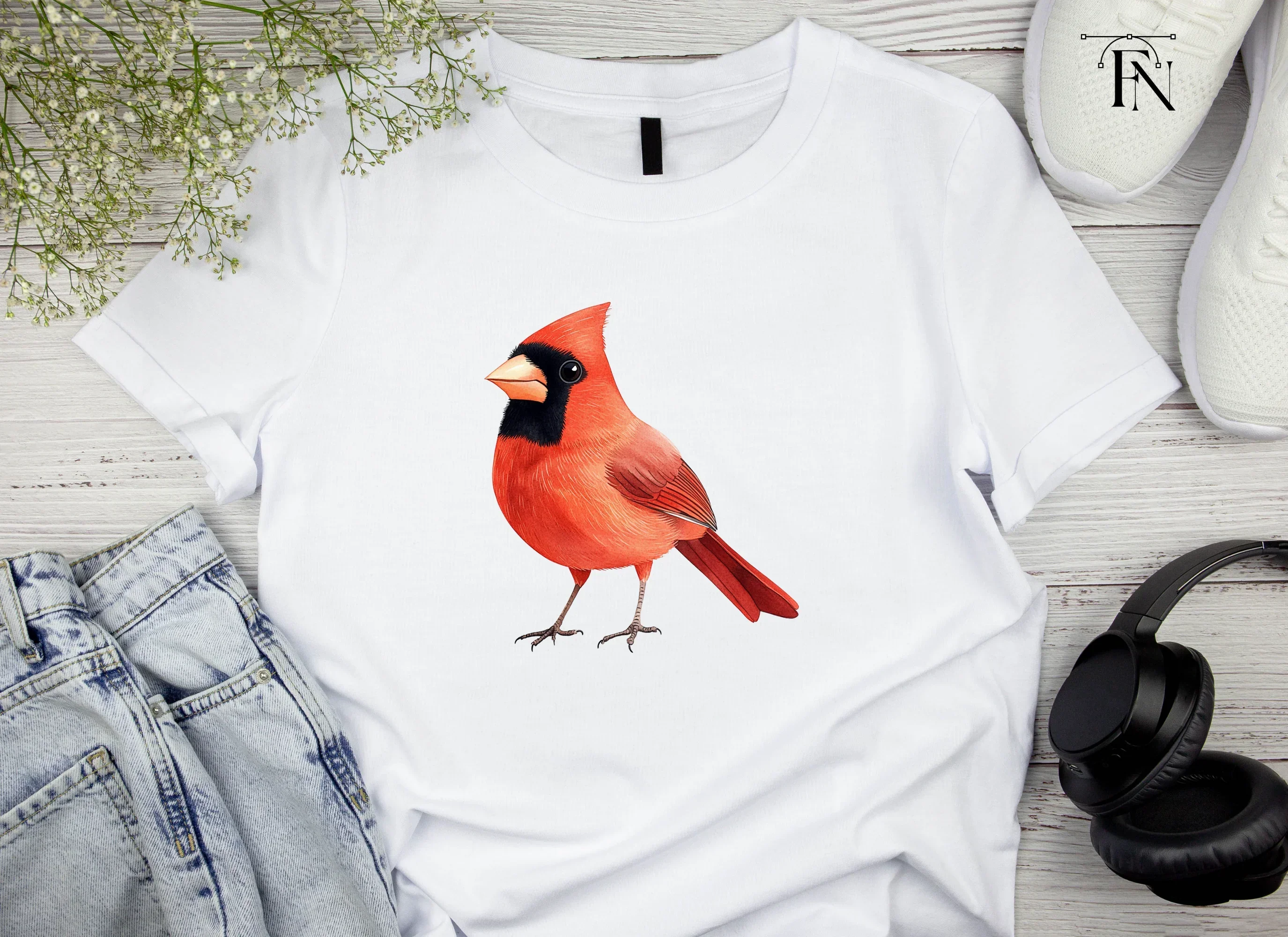 Vibrant Red Cardinal Bird Clipart Bundle - Image 4