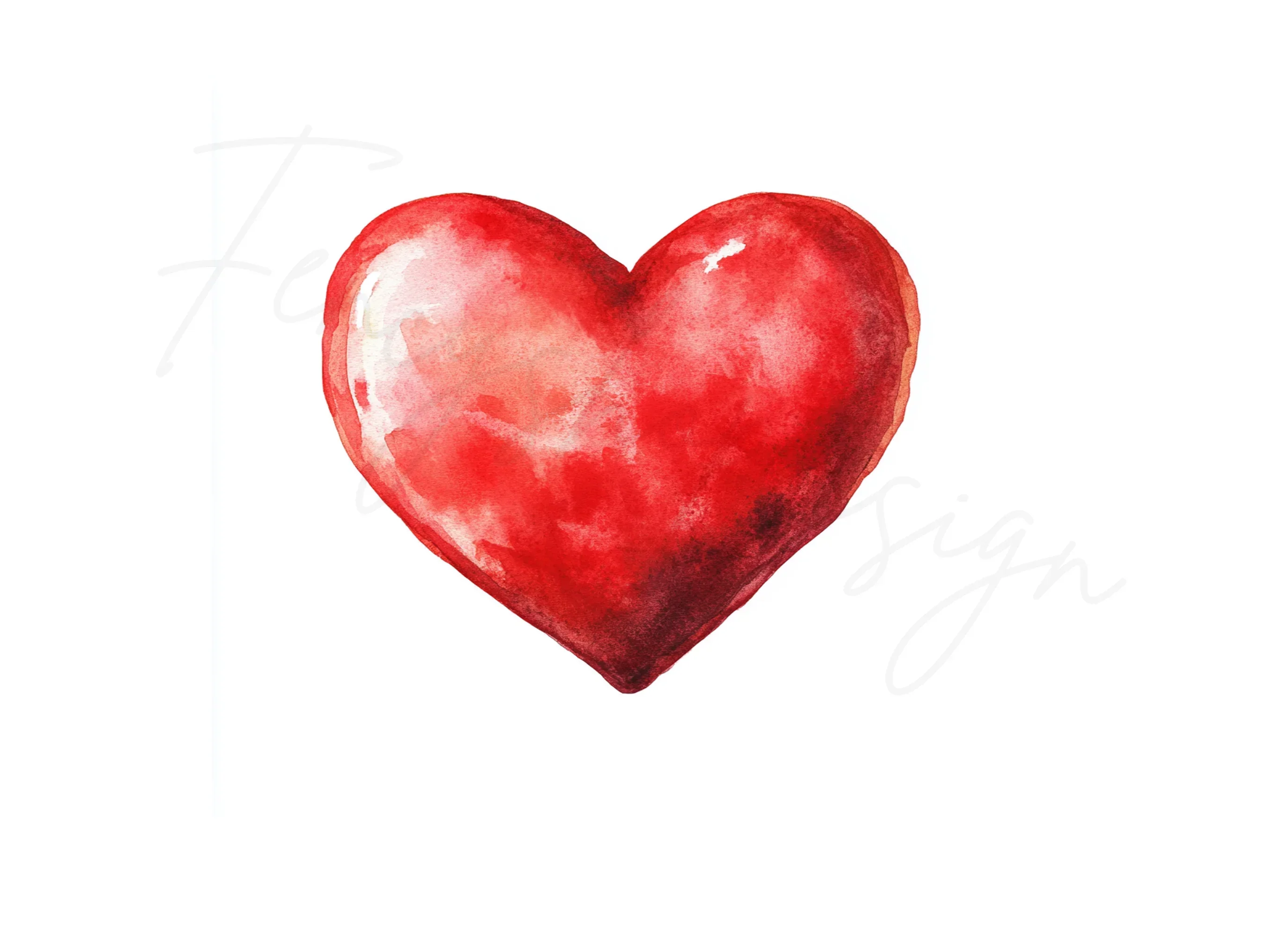 Vibrant Red Hearts Clipart Bundle - Image 2