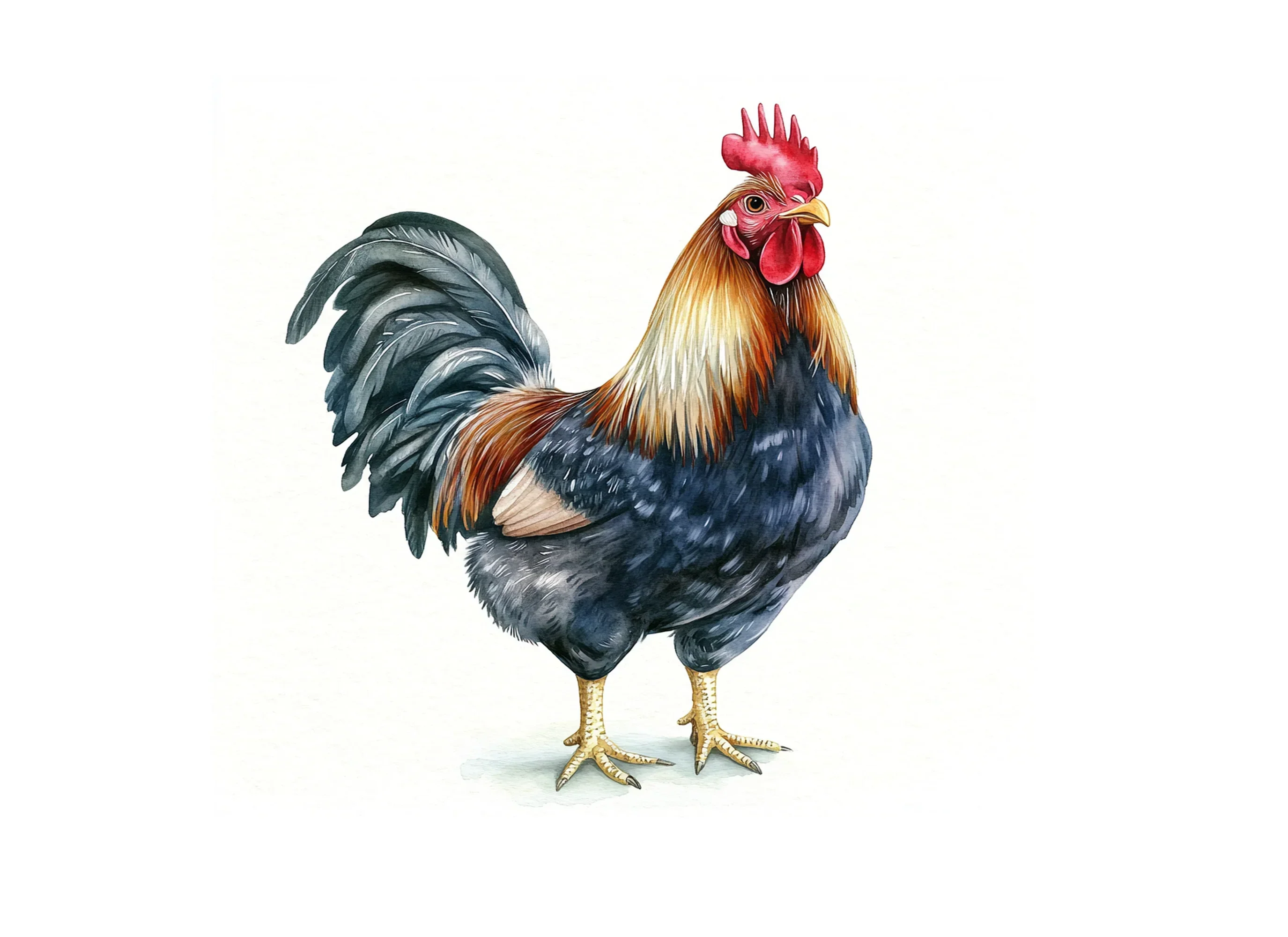 Vibrant Rooster Illustrations Clipart Bundle - Image 3