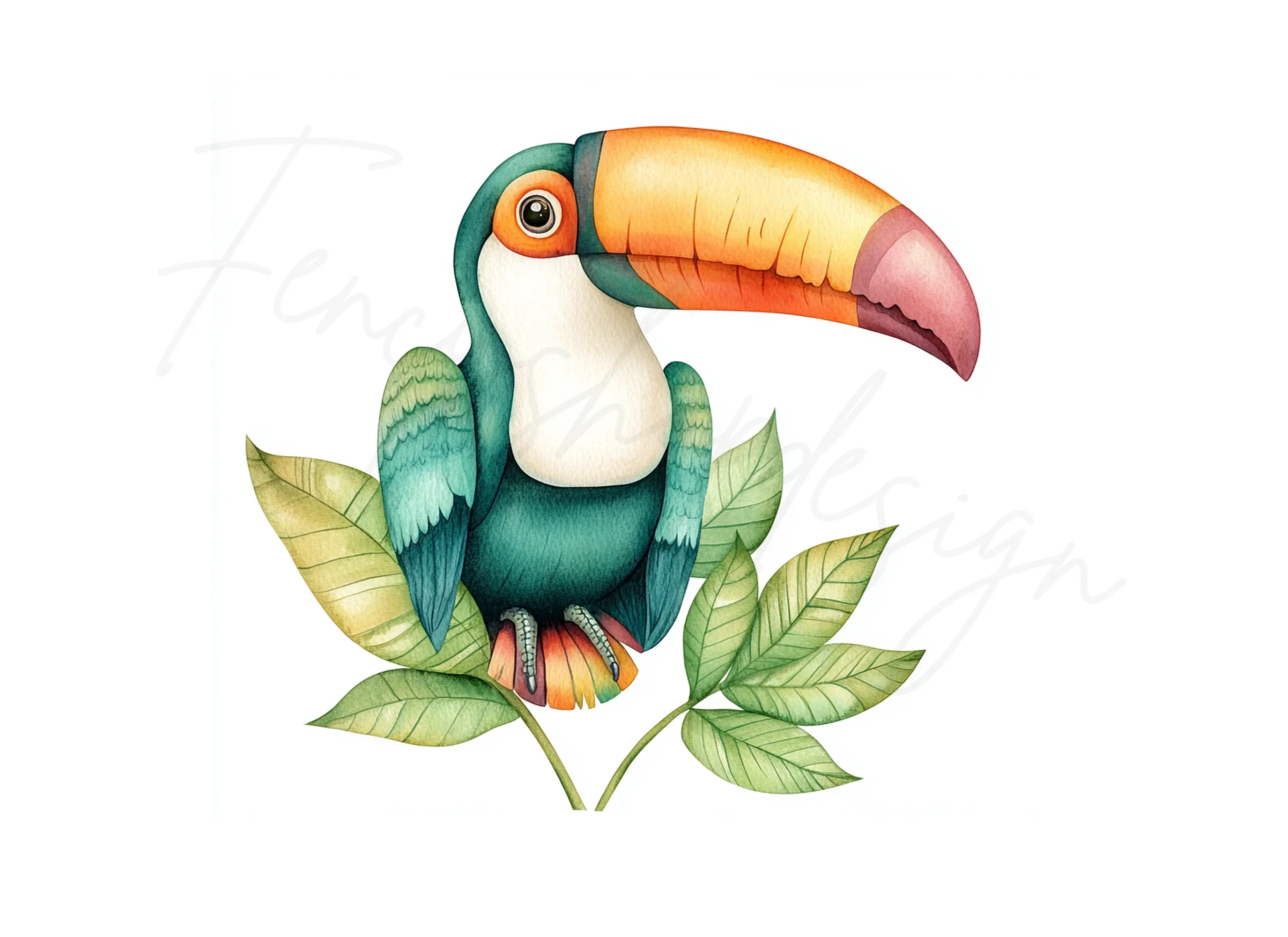 Vibrant Toucan Clipart Bundle - Image 2