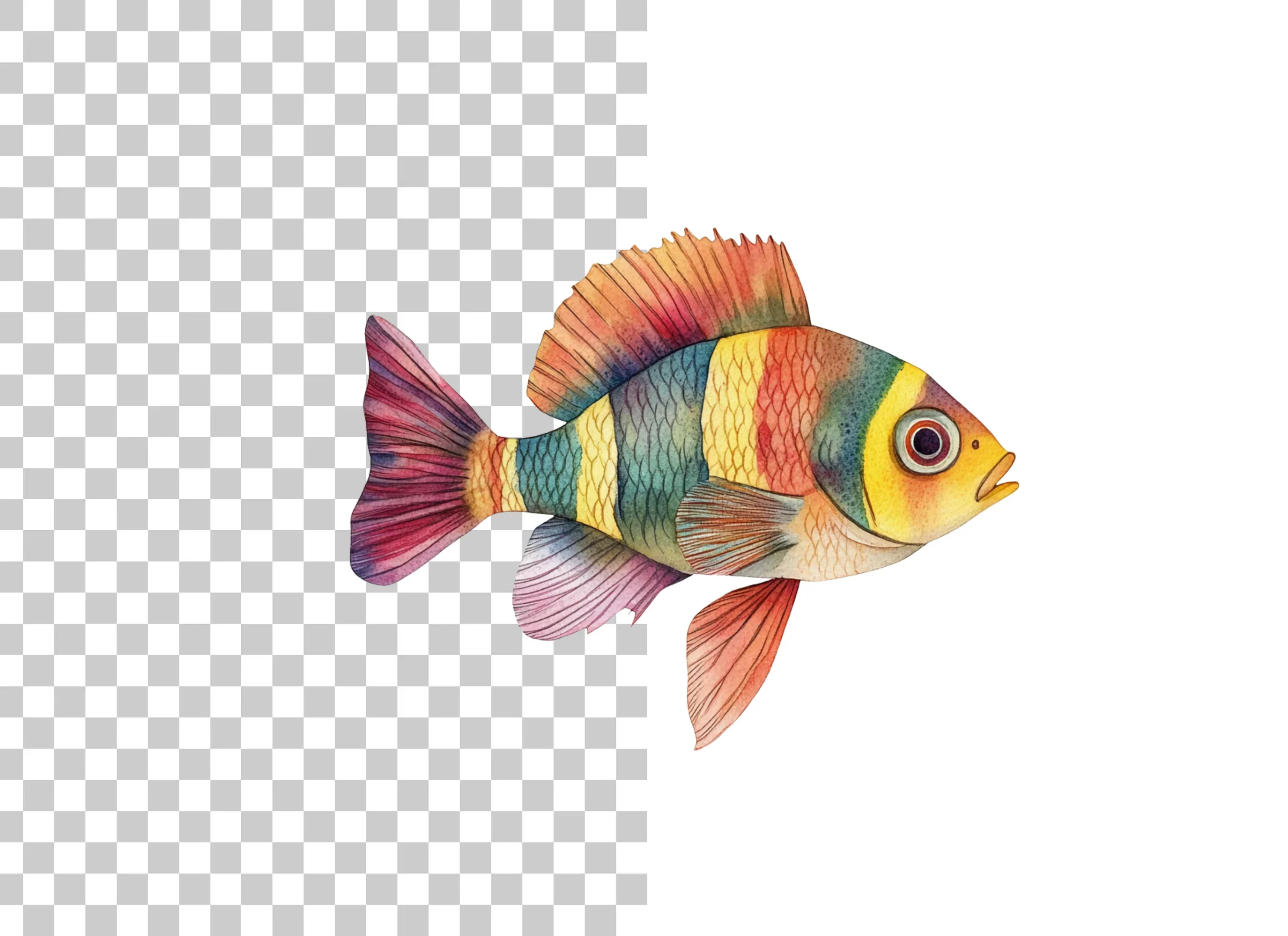 Vibrant Tropical Fish Clipart Bundle - Image 2