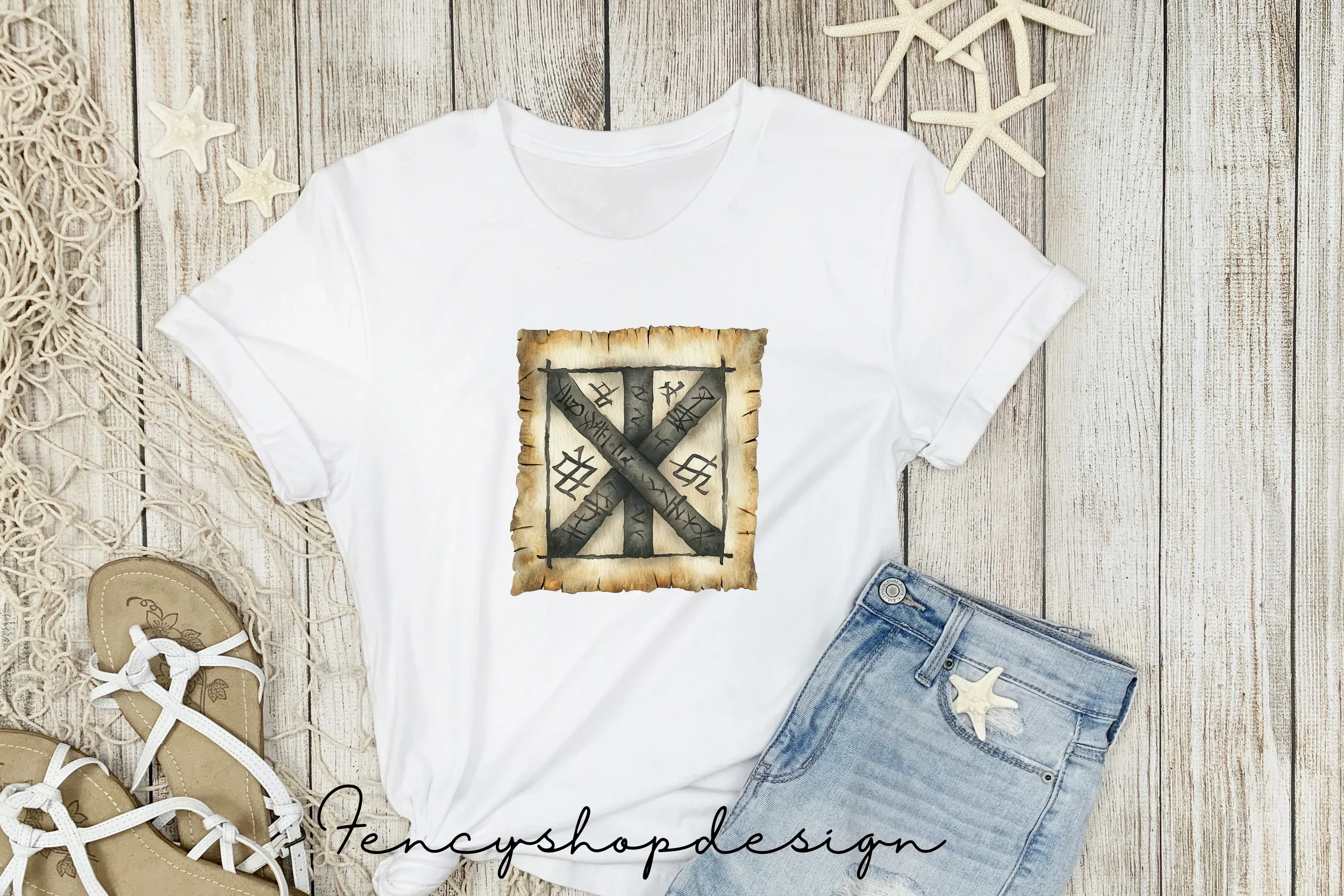 Viking Runes Ancient Scroll Clipart Bundle - Image 4