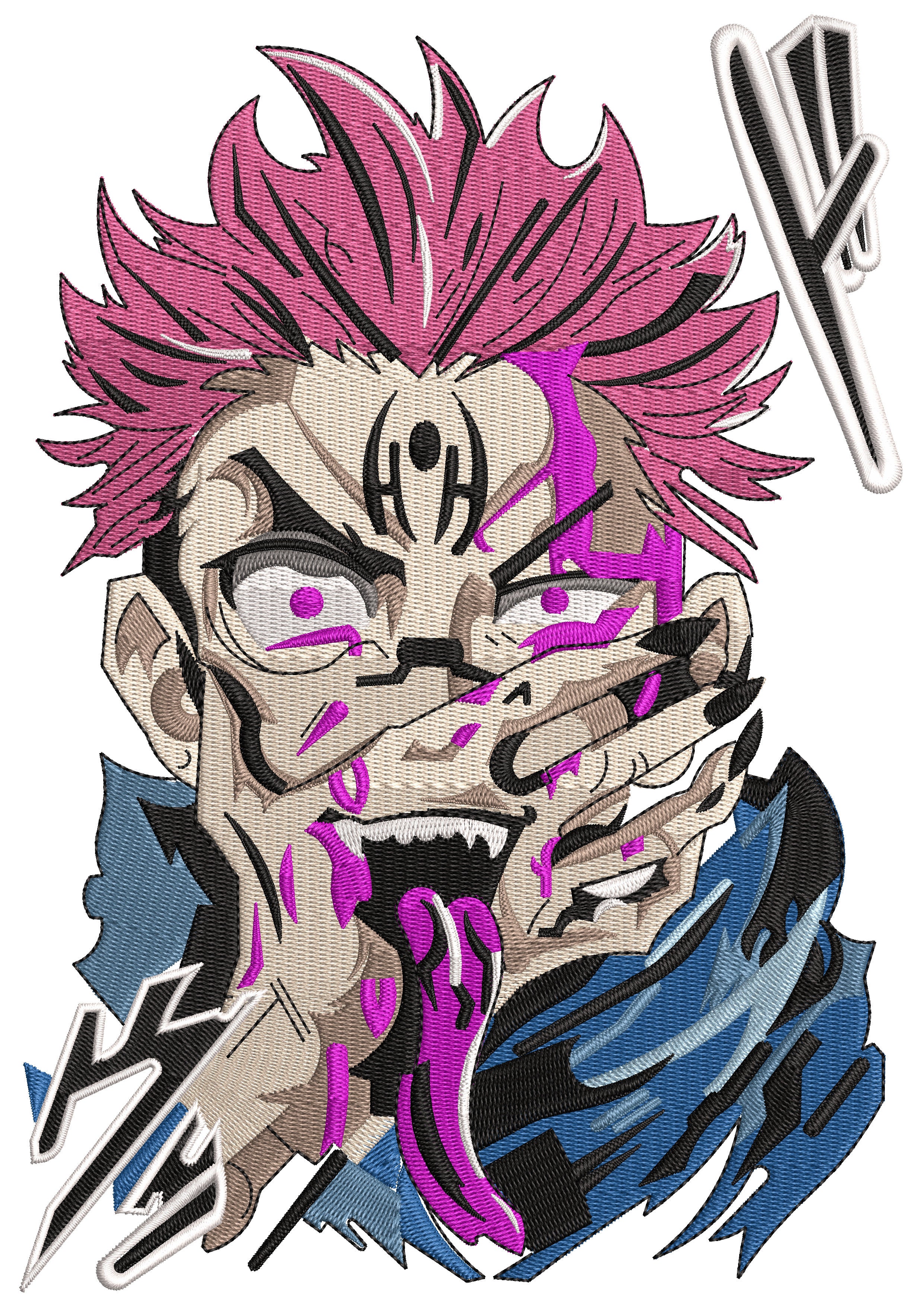 Villain Boy Embroidery Design