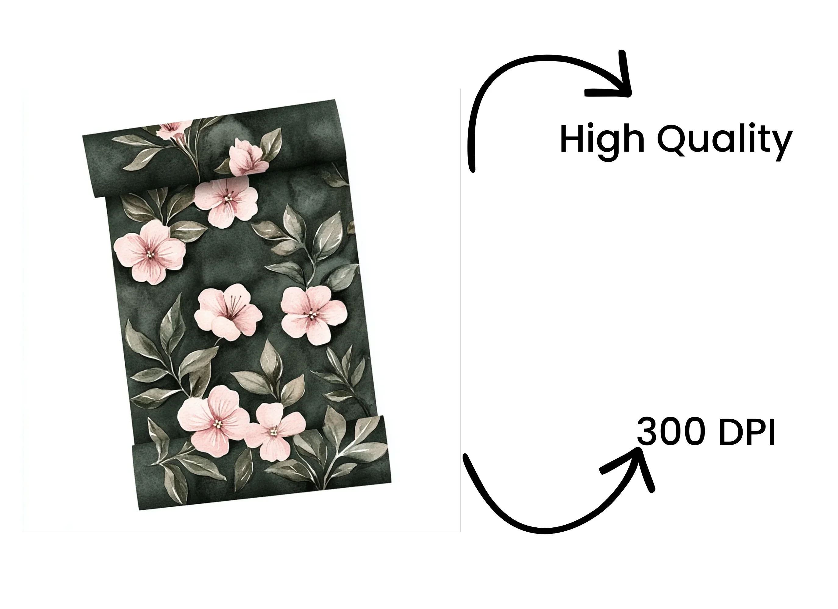 Vintage Floral Pattern Clipart Bundle - Image 4