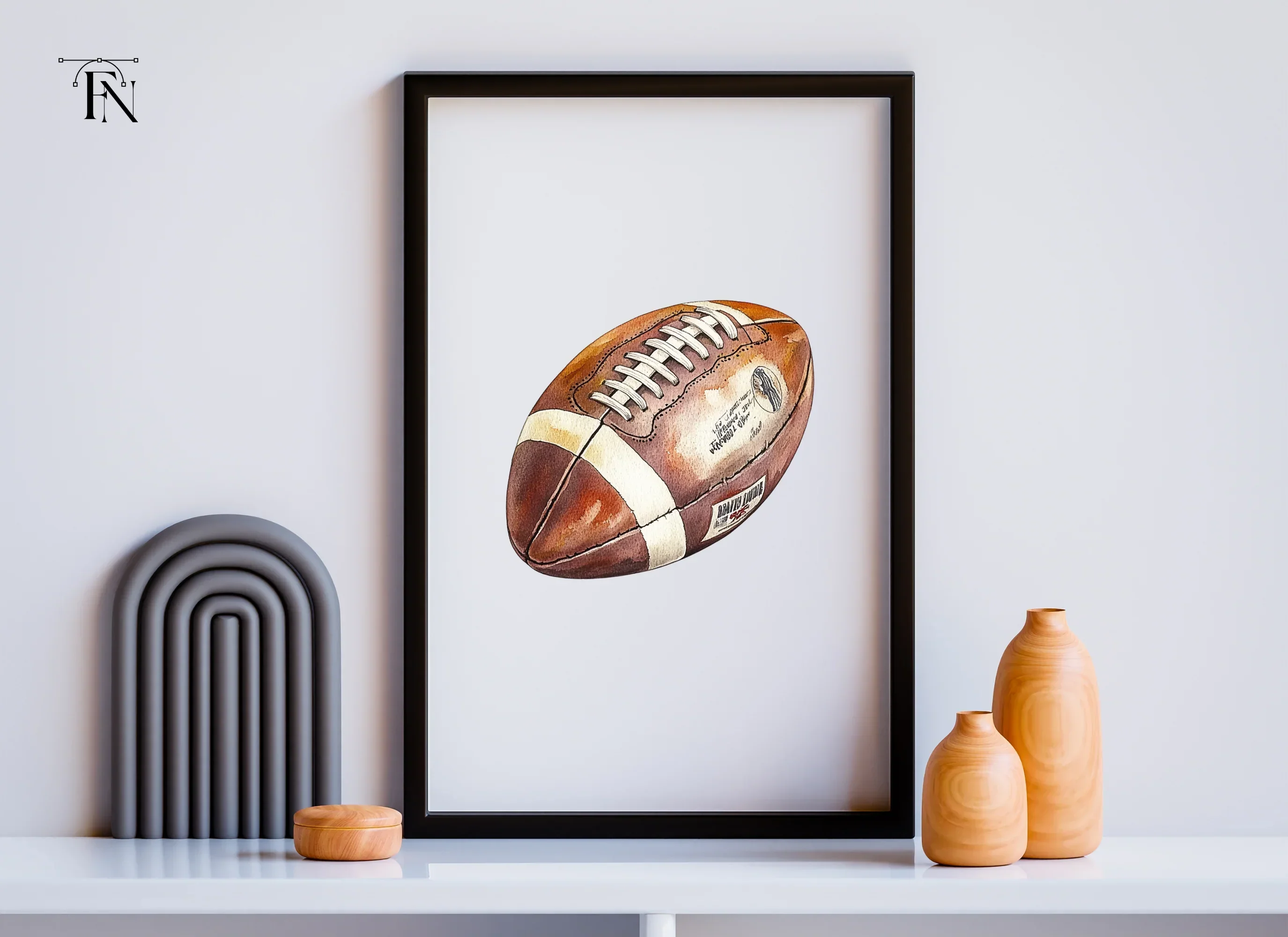 Vintage Football Clipart Bundle - Image 6