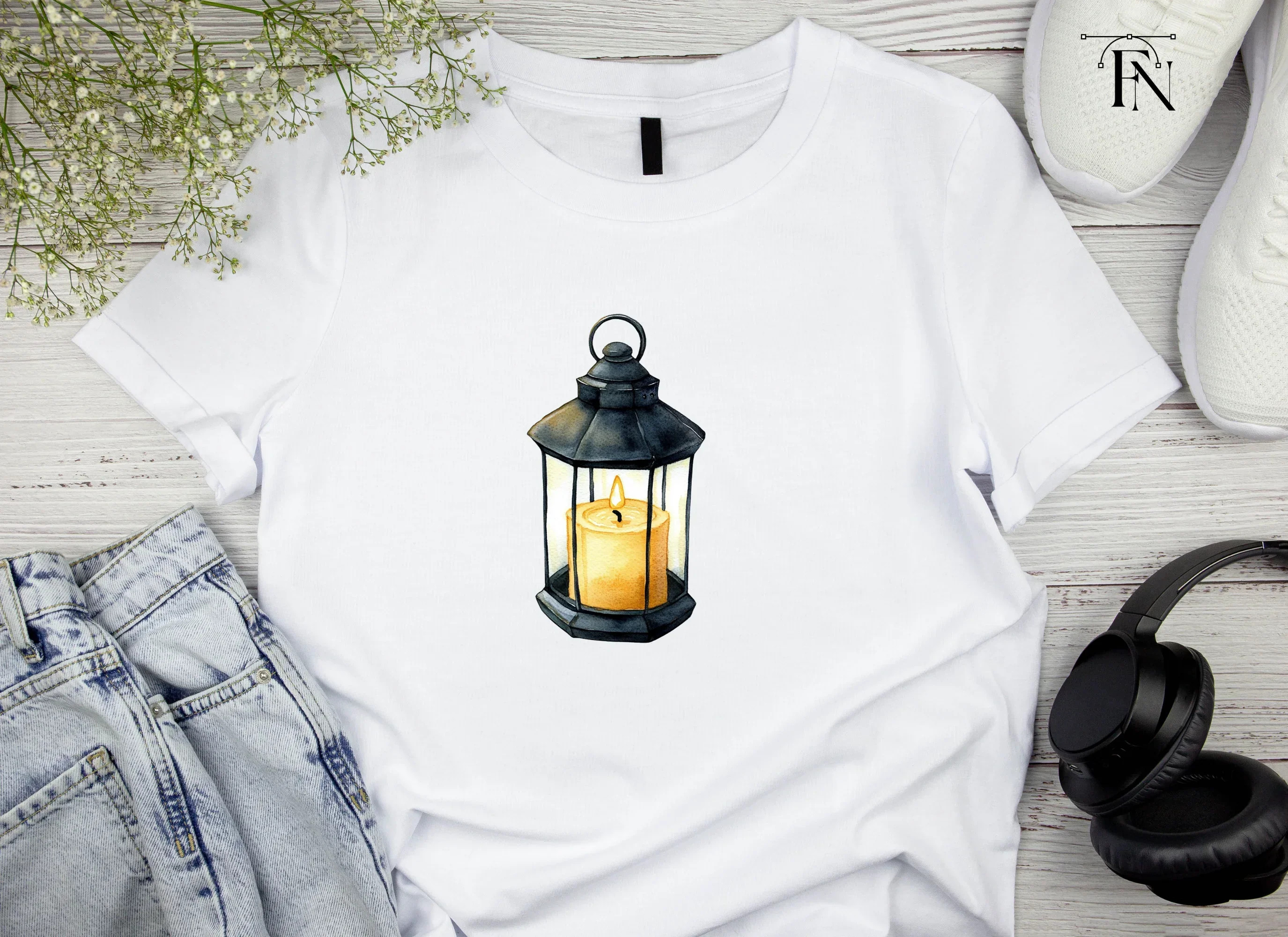 Vintage Lanterns Clipart Bundle - Image 3