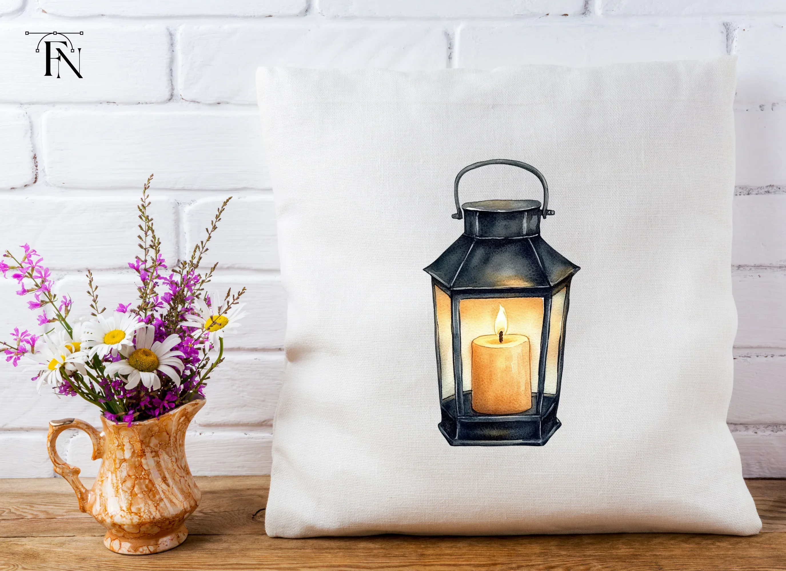 Vintage Lanterns Clipart Bundle - Image 4