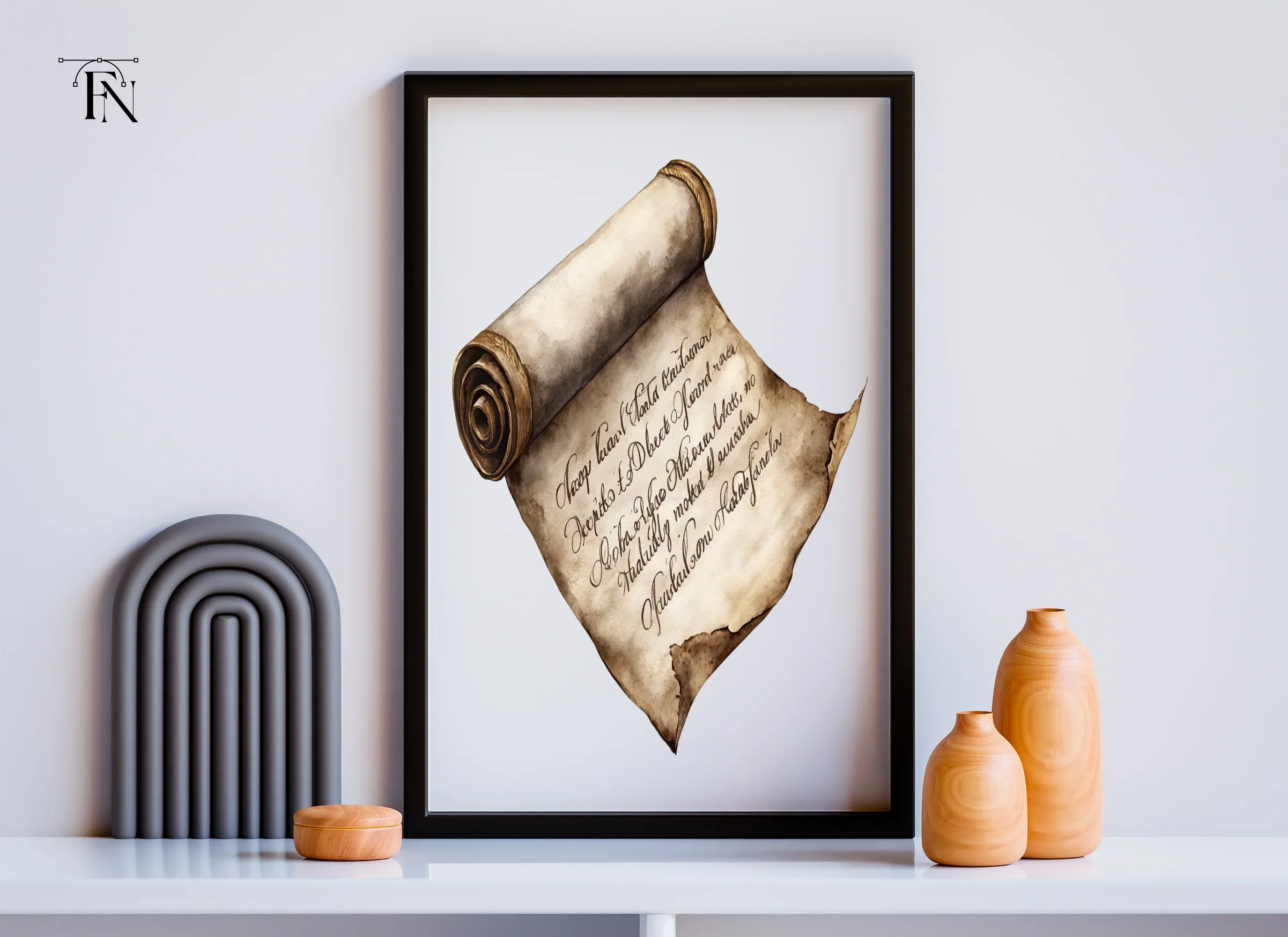 Vintage Scroll Clipart Bundle - Image 6