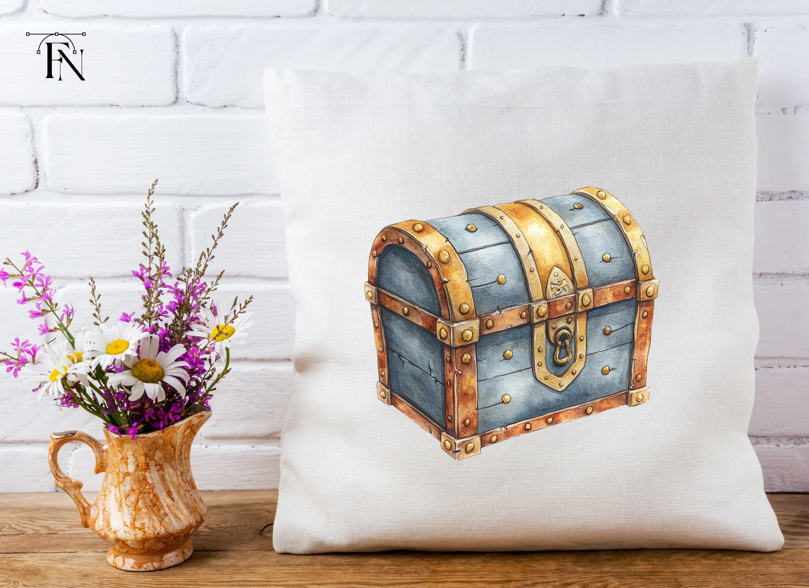 Vintage Treasure Chest Clipart Bundle - Image 5