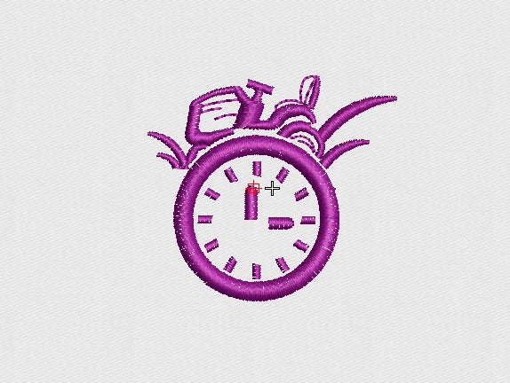 Watch Embroidery Design