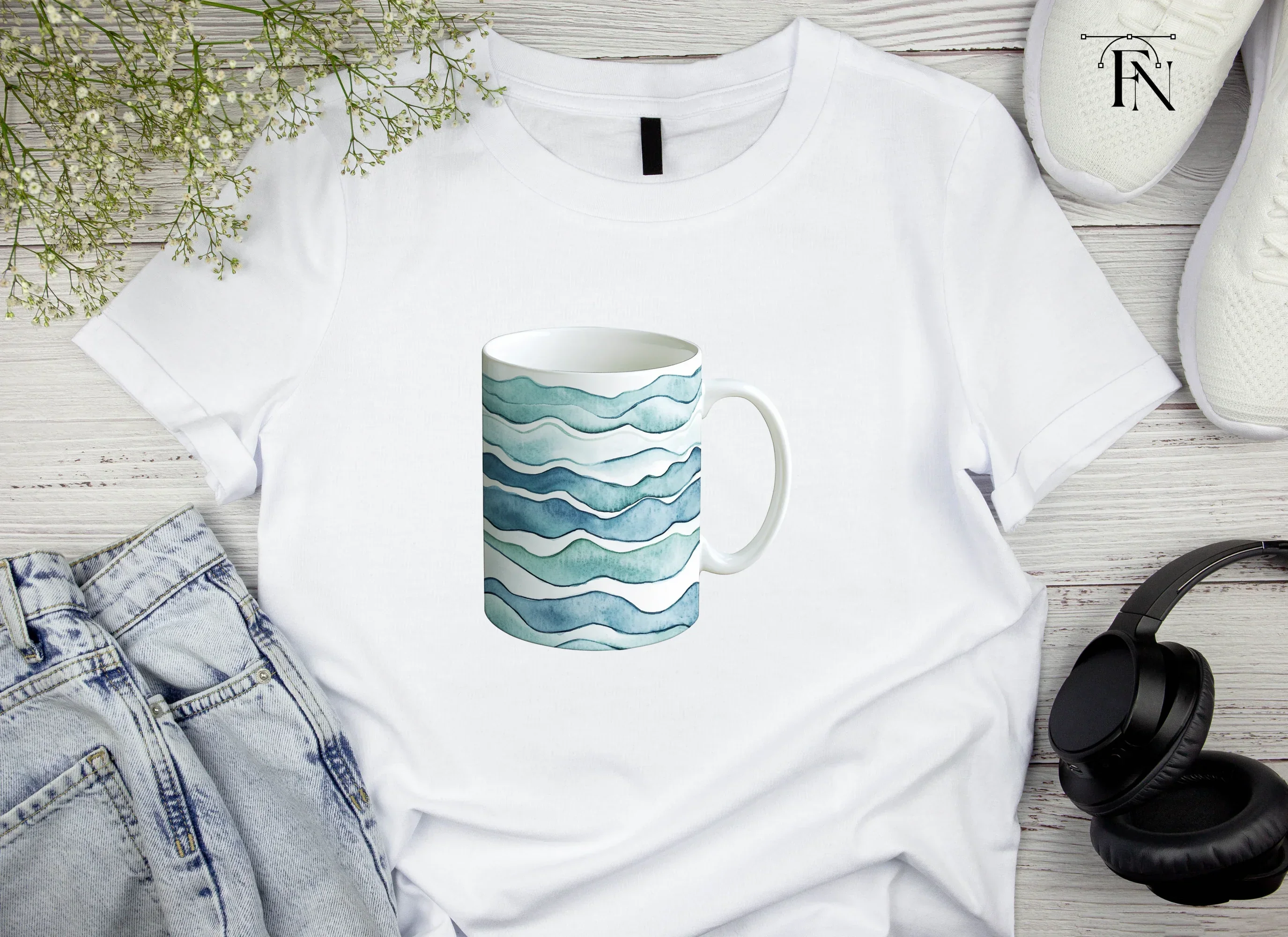 Waves Clipart Bundle - Image 4