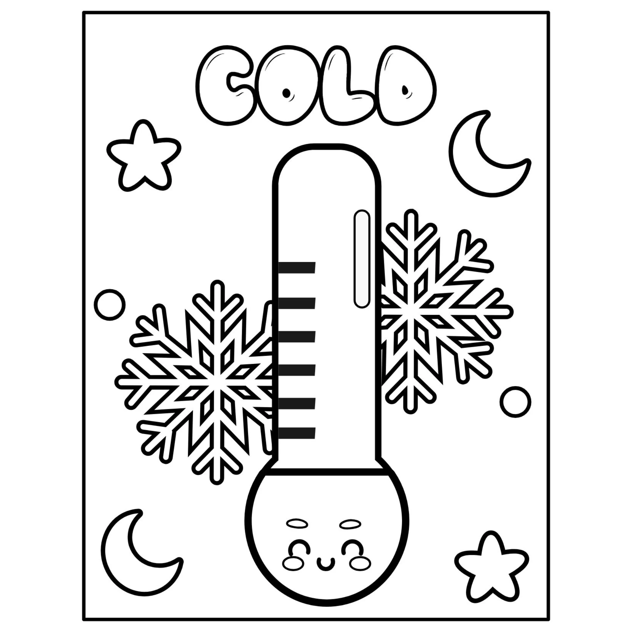 Weather Coloring Pages for Kids - Image 3