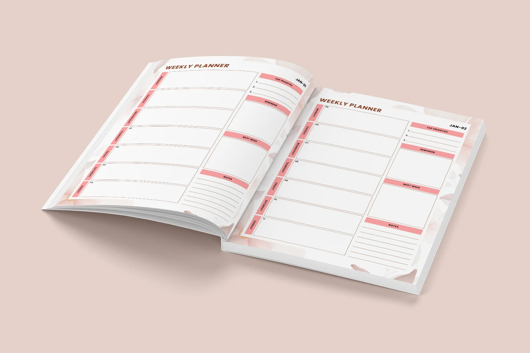 Weekly Agenda Dated Planner - Image 3