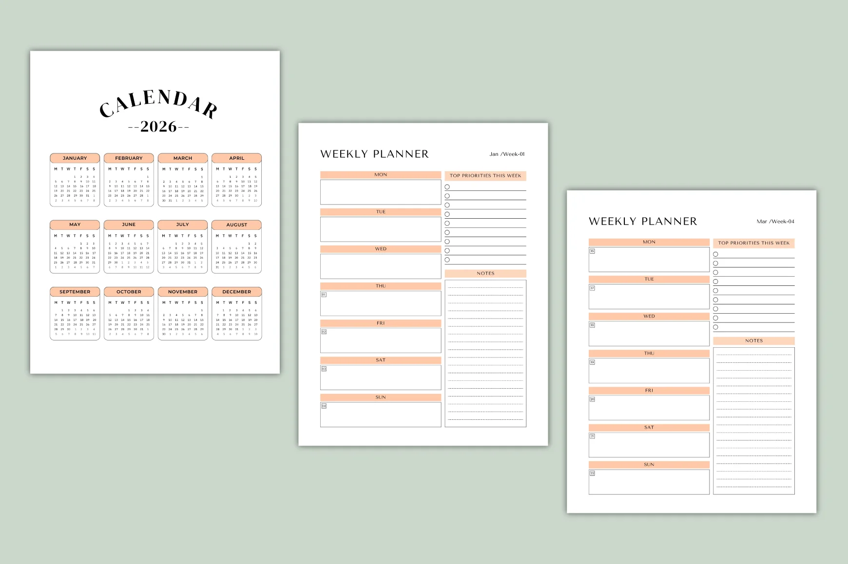 Weekly Productivity Planner - Image 2