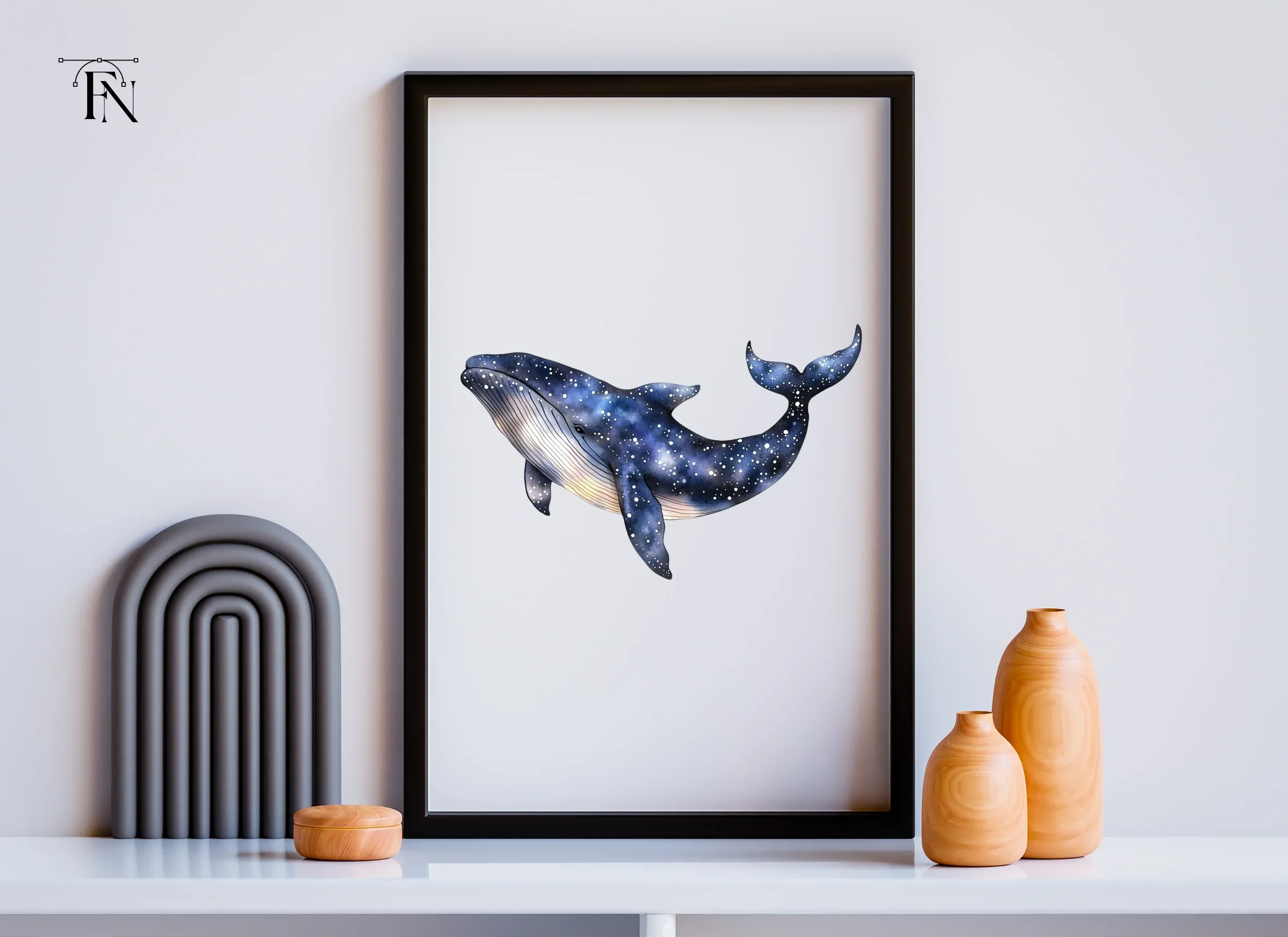 Whale Galaxy Clipart Bundle - Image 3