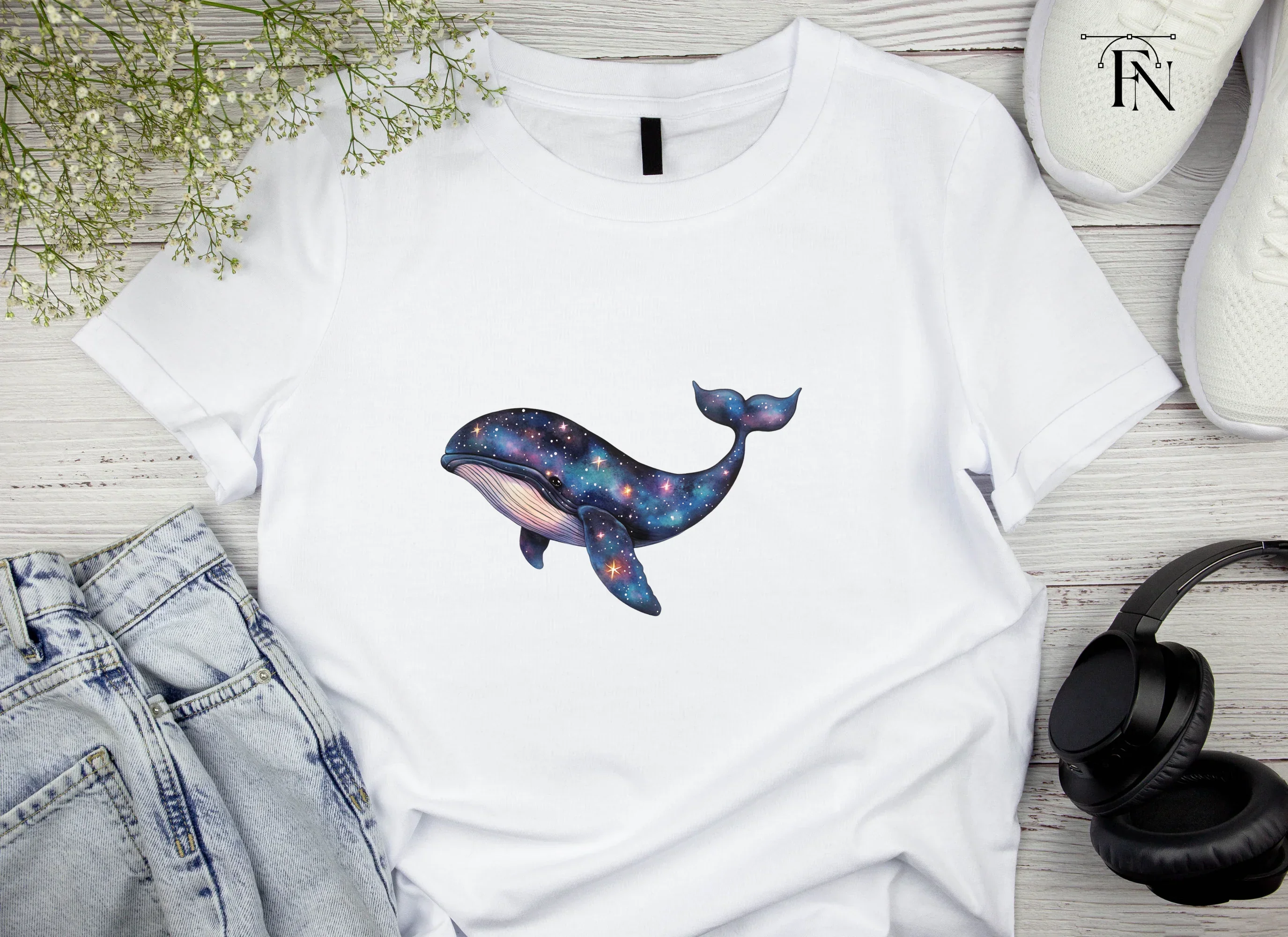 Whale Galaxy Clipart Bundle - Image 5