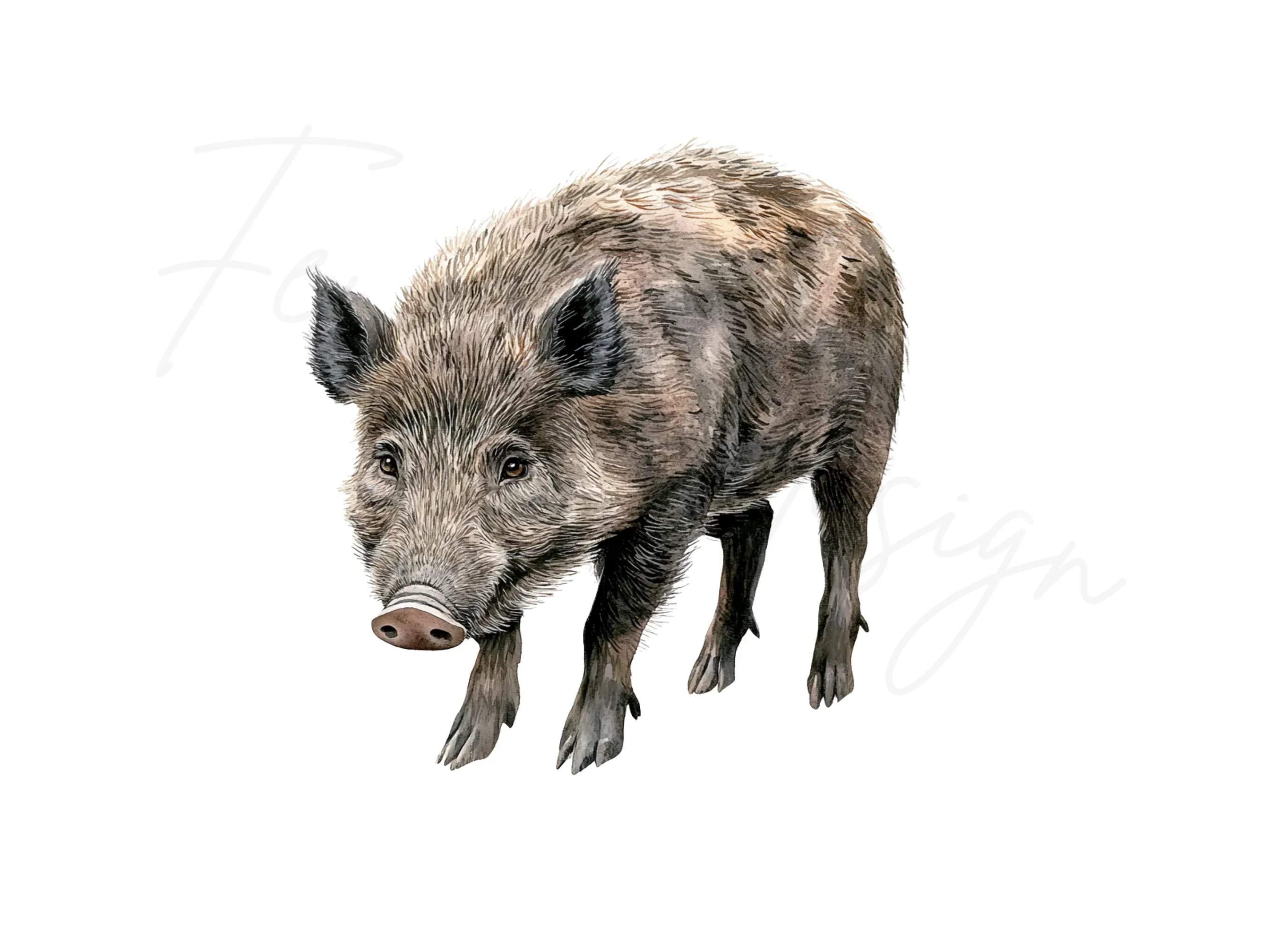 Wild Boar Clipart Bundle - Image 2