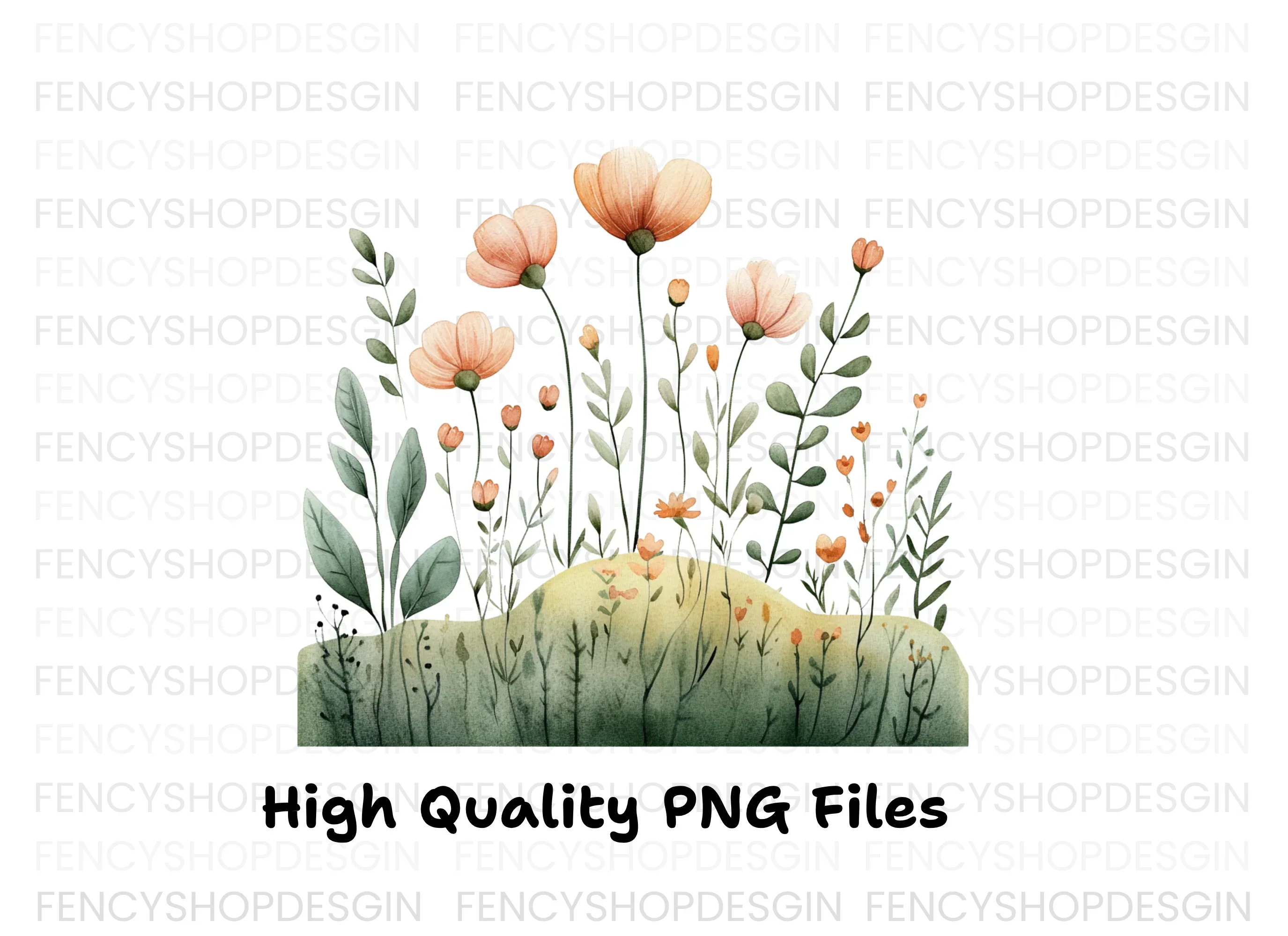 Wildflower Garden Clipart Bundle - Image 3
