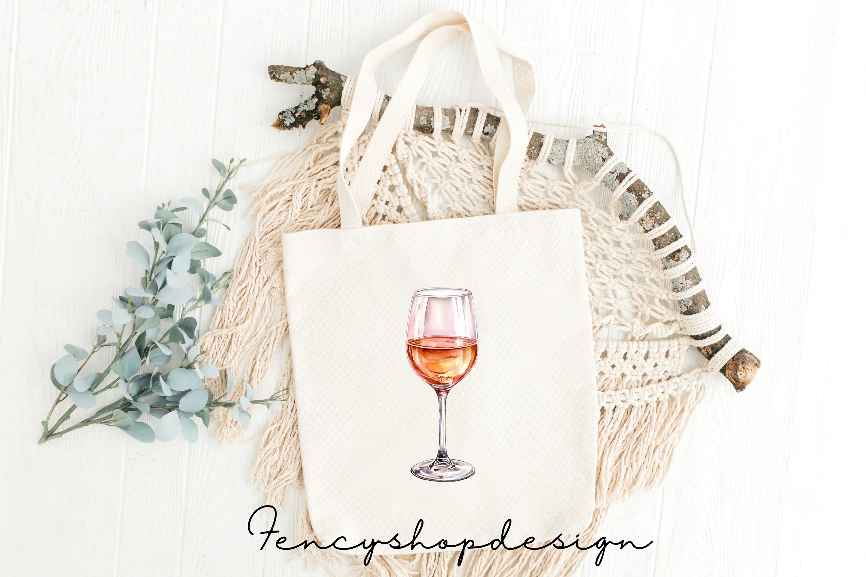 Wine Glasses Clipart Bundle - Image 2